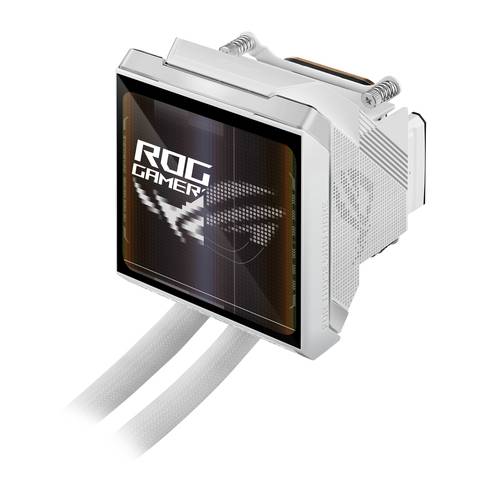 ASUS ROG Strix LC IV 360 ARGB LCD White Edition Processor Kit voor vloeistofkoeling 12 cm Wit