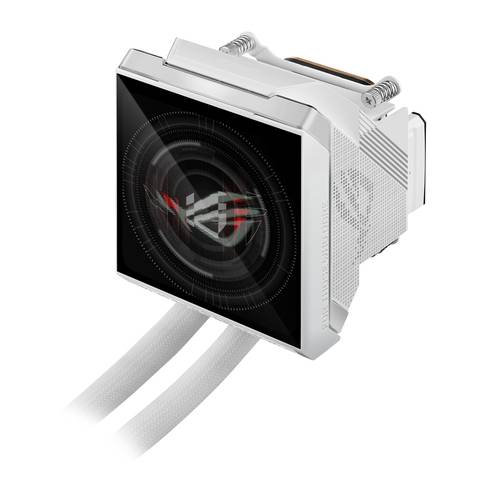 ASUS ROG Strix LC IV 360 ARGB LCD White Edition Processor Kit voor vloeistofkoeling 12 cm Wit
