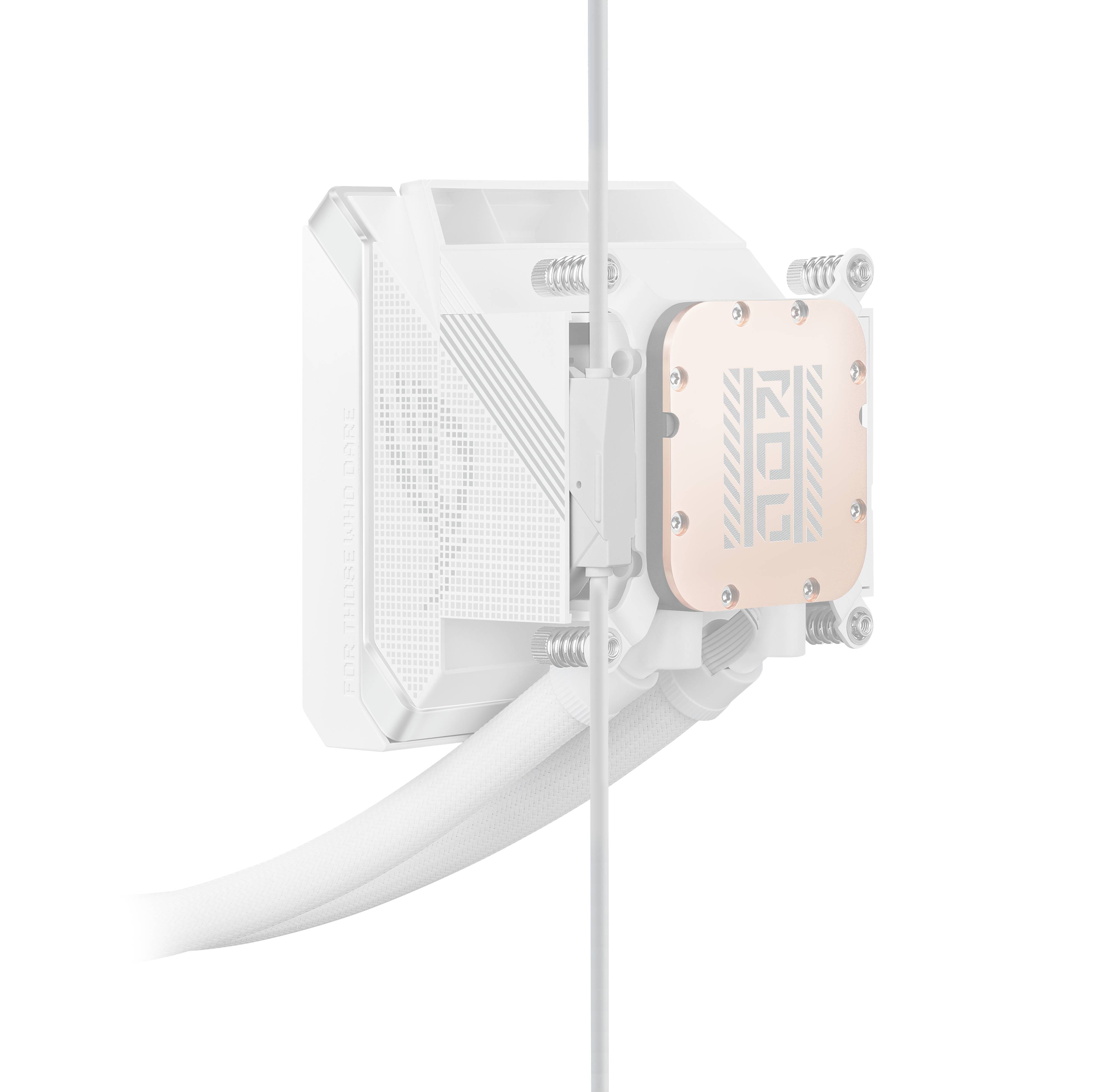 ASUS ROG Strix LC IV 360 ARGB LCD White Edition Processor Kit voor vloeistofkoeling 12 cm Wit
