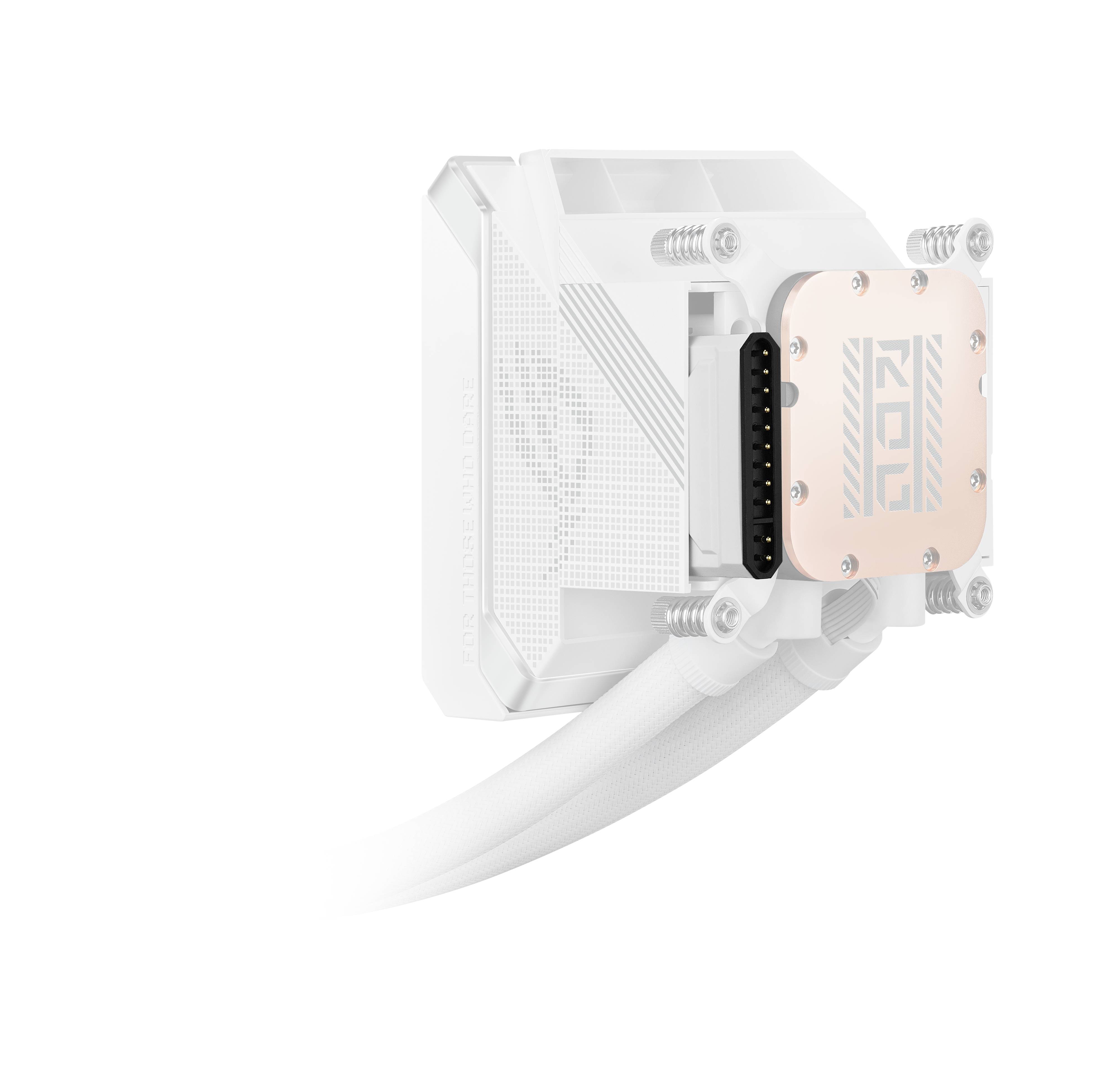 ASUS ROG Strix LC IV 360 ARGB LCD White Edition Processor Kit voor vloeistofkoeling 12 cm Wit