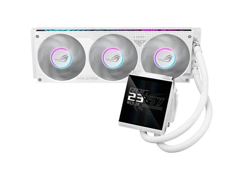 ASUS ROG Strix LC IV 360 ARGB LCD White Edition Processor Kit voor vloeistofkoeling 12 cm Wit