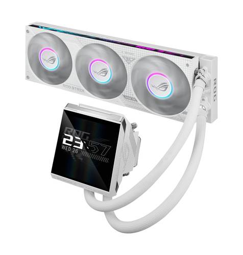 ASUS ROG Strix LC IV 360 ARGB LCD White Edition Processor Kit voor vloeistofkoeling 12 cm Wit