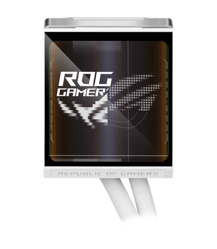 ASUS ROG Strix LC IV 360 ARGB LCD White Edition Processor Kit voor vloeistofkoeling 12 cm Wit