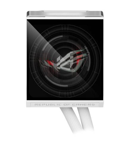 ASUS ROG Strix LC IV 360 ARGB LCD White Edition Processor Kit voor vloeistofkoeling 12 cm Wit
