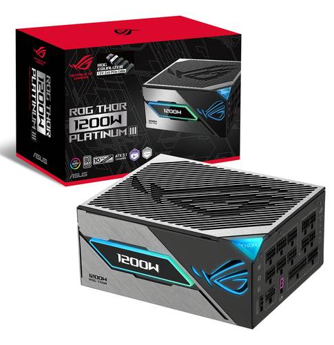 ASUS ROG -THOR-1200P3-GAMING-E power supply unit 1200 W 24-pin ATX ATX Zwart