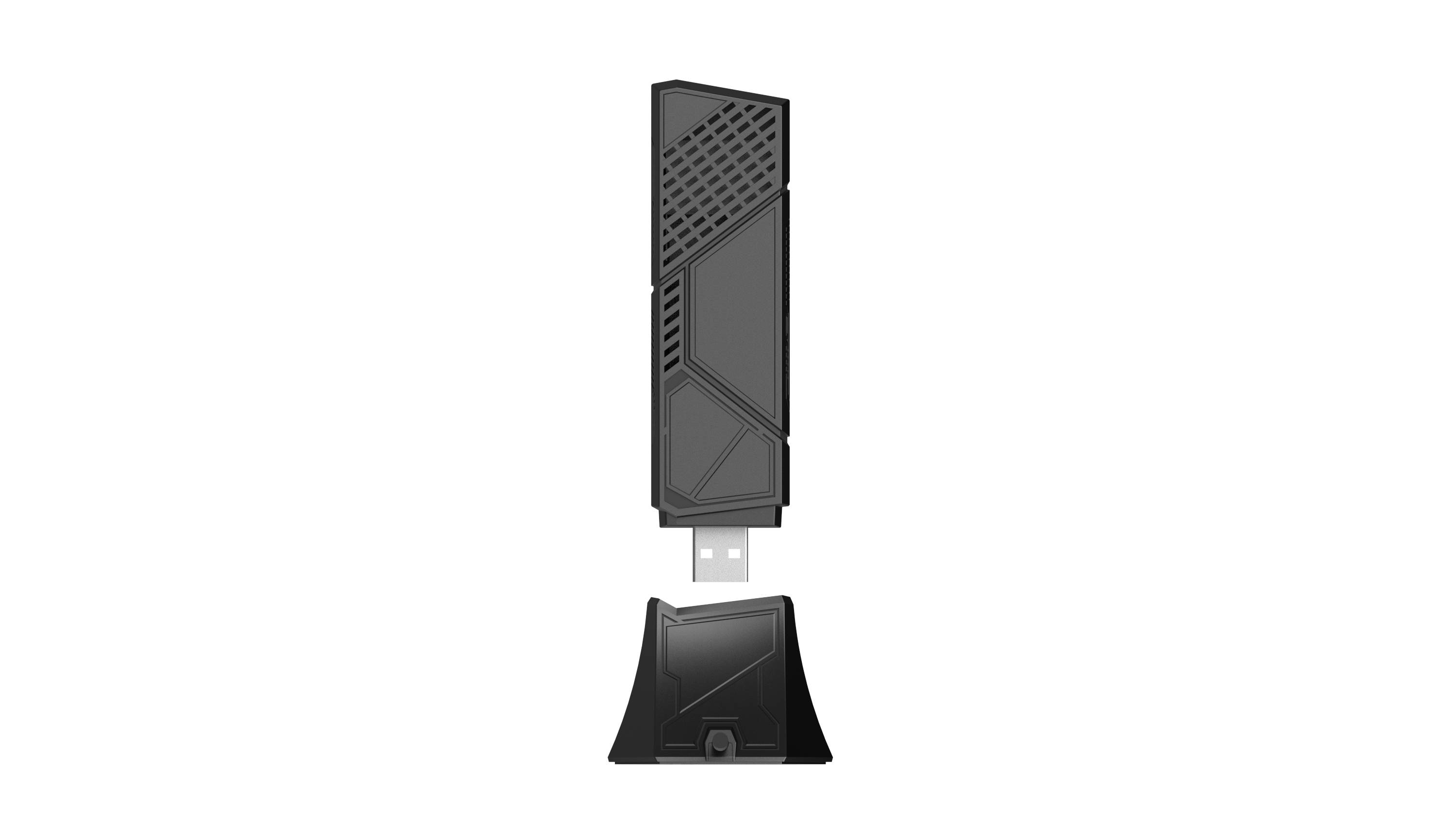 ASUS ROG USB-BE92 Wifi 7 BE6500 Tri-Band USB Adapter WLAN 6500 Mbit/s