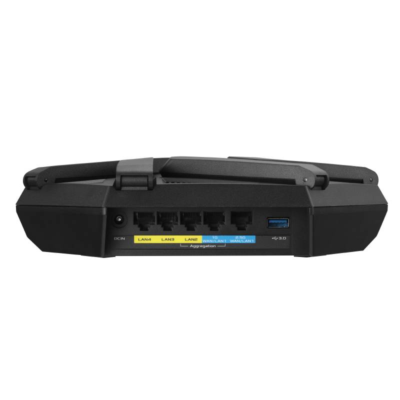 ASUS RT-AXE7800 draadloze router Tri-band (2,4 GHz / 5 GHz / 6 GHz) Zwart