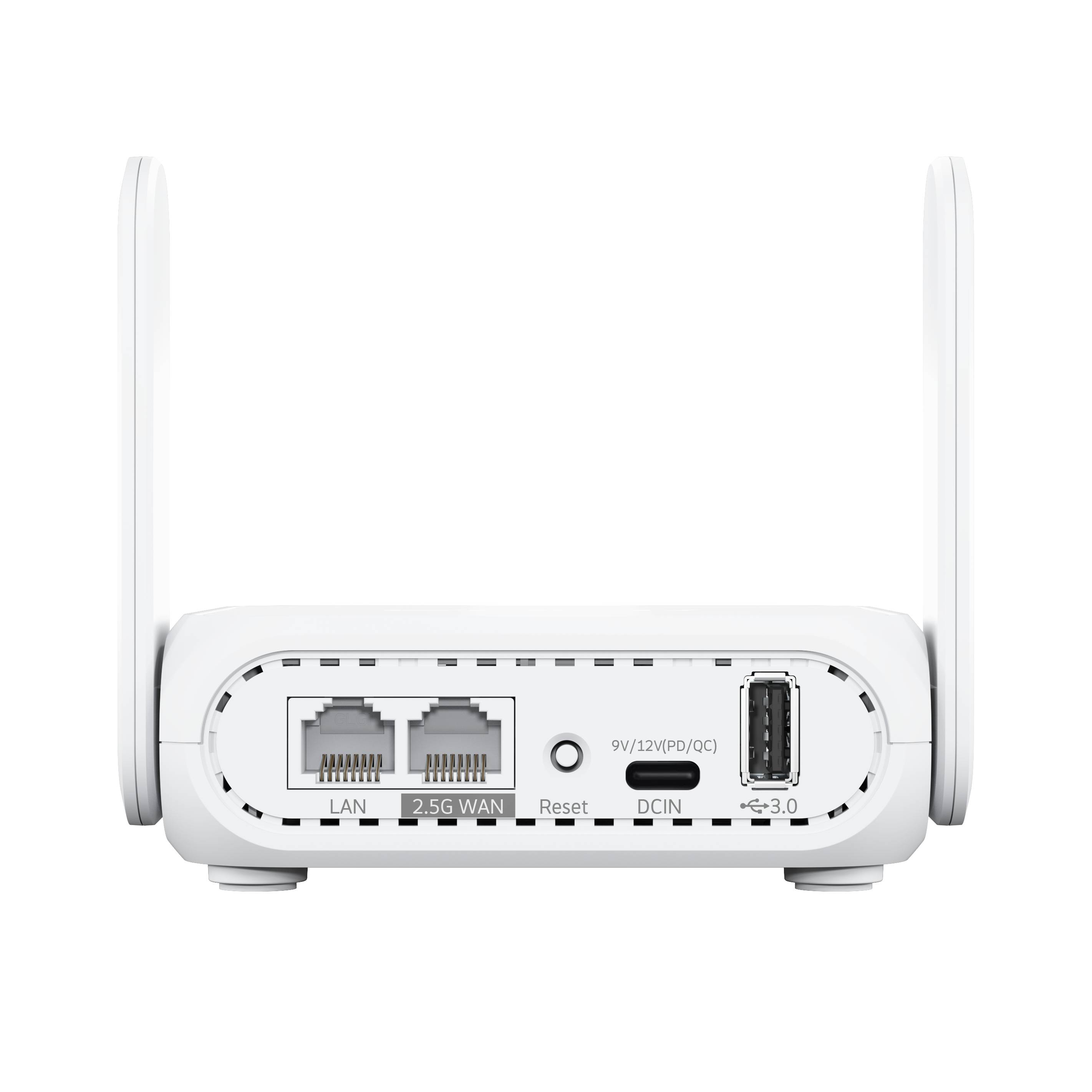 ASUS RT-BE58 Go draadloze router 2.5 Gigabit Ethernet Dual-band (2.4 GHz / 5 GHz) Wit