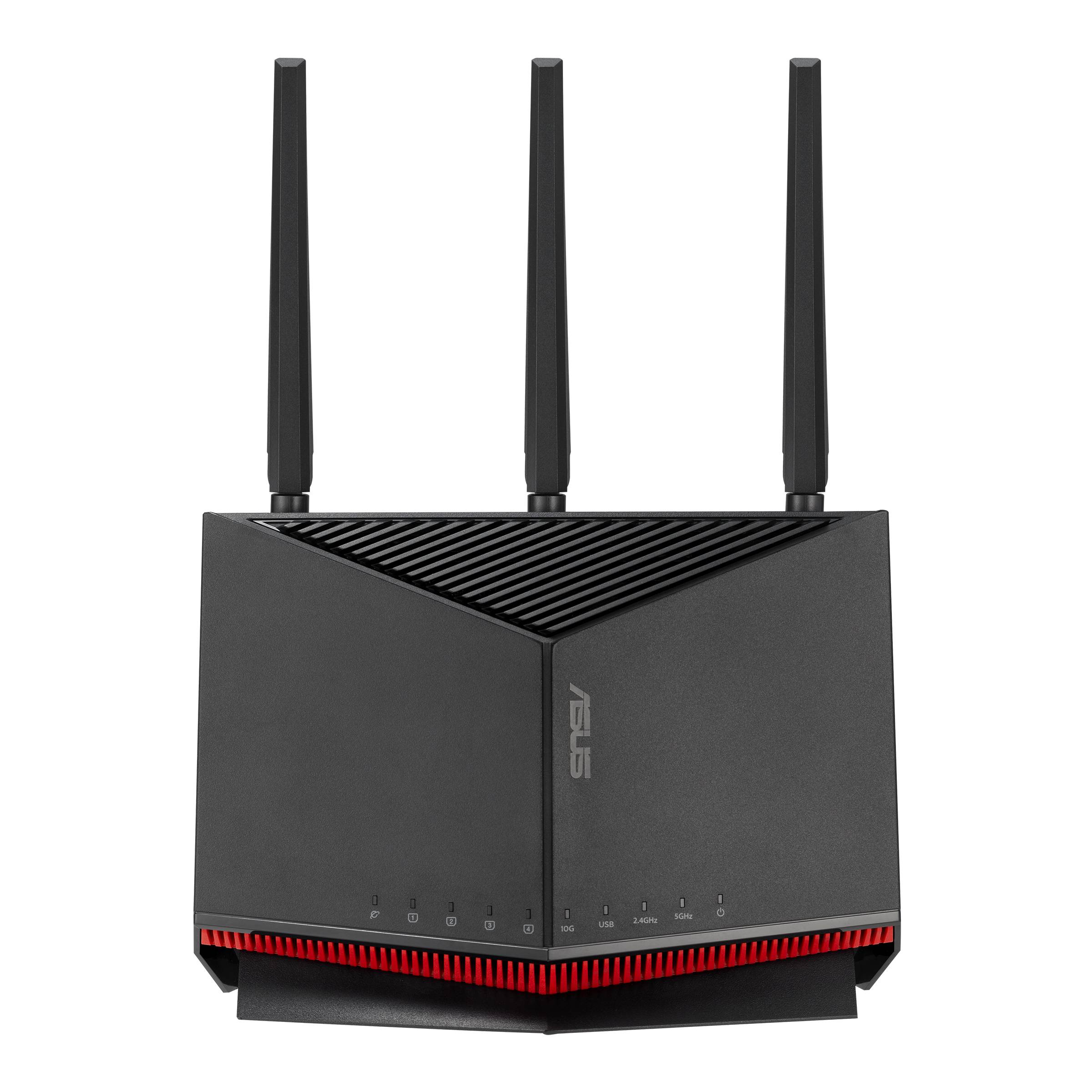 ASUS RT-BE86U draadloze router 10 Gigabit Ethernet Dual-band (2.4 GHz / 5 GHz) Zwart