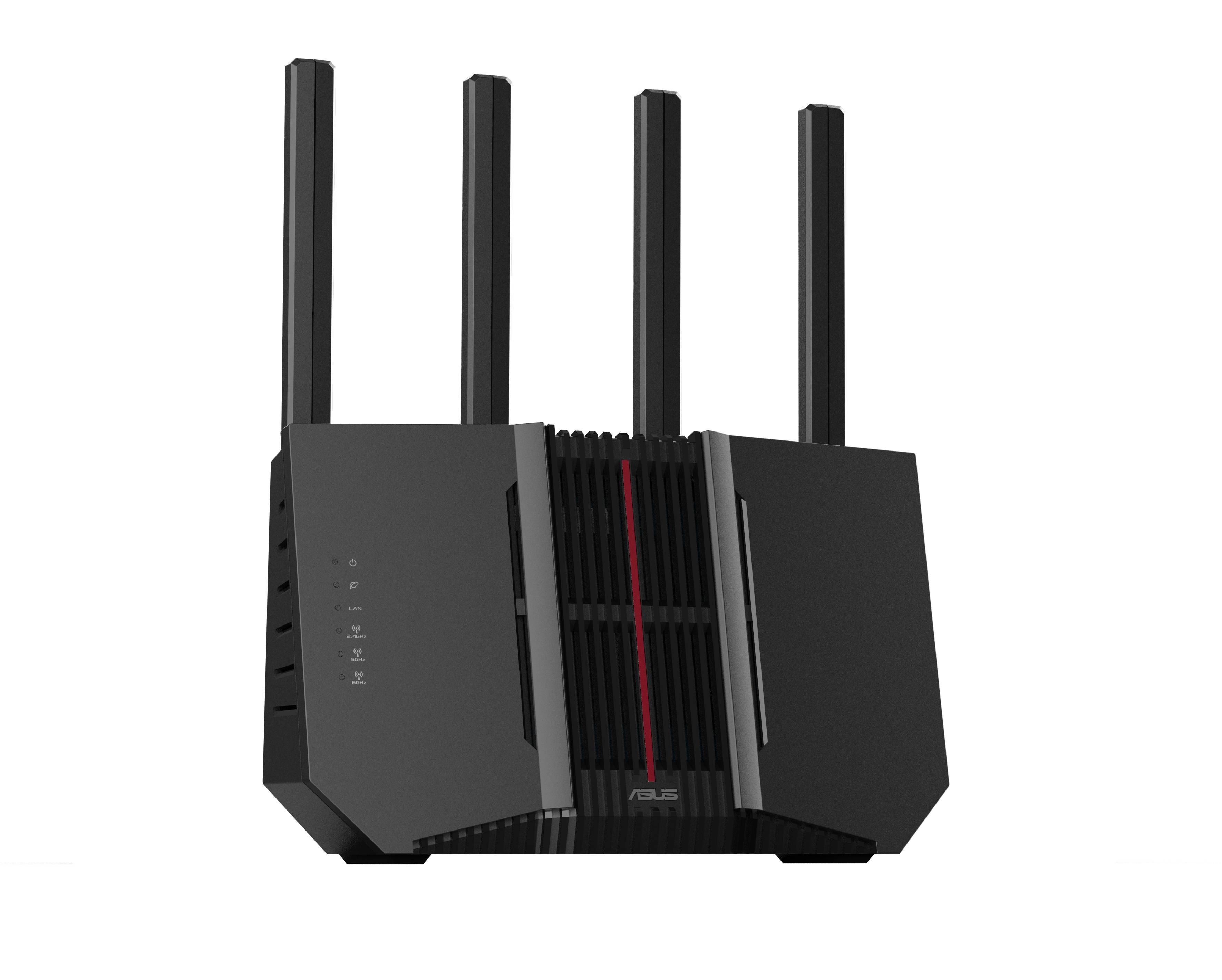 ASUS RT-BE92U draadloze router 10 Gigabit Ethernet Tri-band (2,4 GHz / 5 GHz / 6 GHz) Zwart
