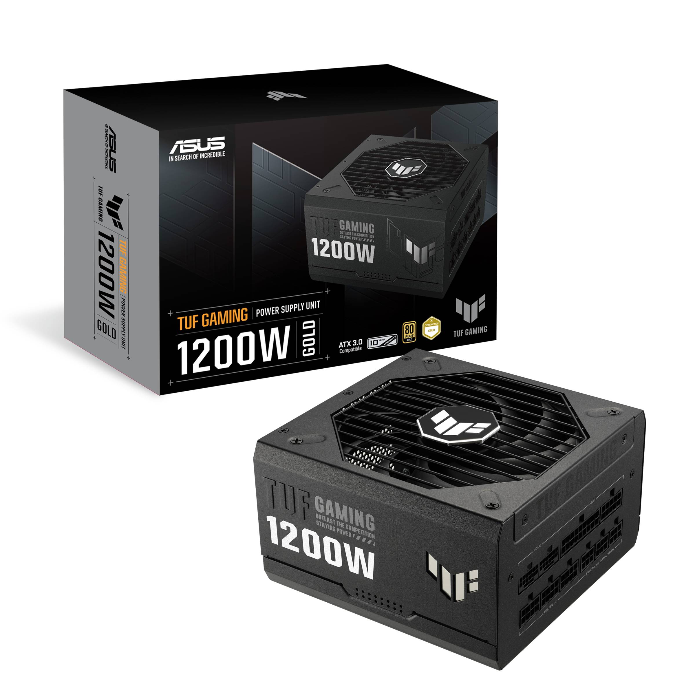 ASUS TUF GAMING 1200W Gold power supply unit 20+4 pin ATX ATX Zwart