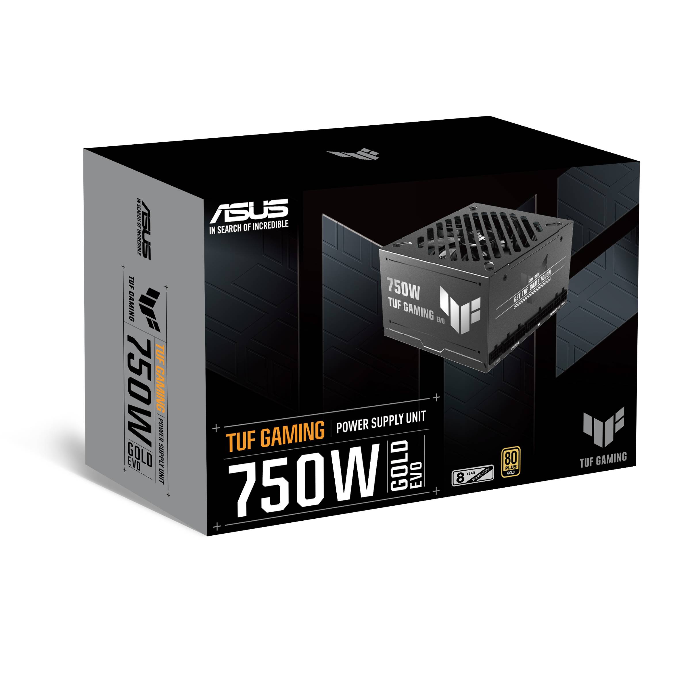 ASUS TUF-GAMING-750G-EVO power supply unit 750 W 20+4 pin ATX ATX Zwart
