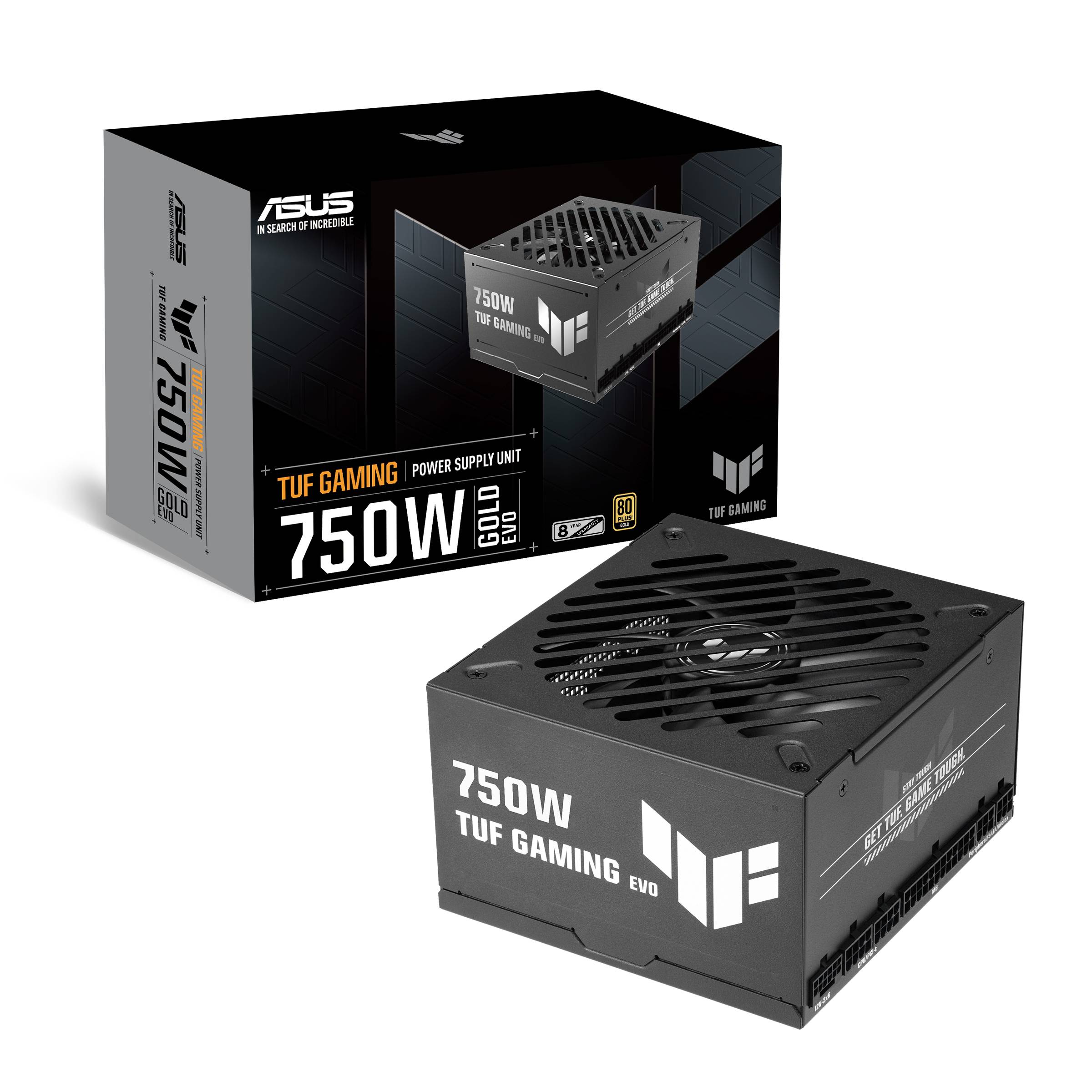 ASUS TUF-GAMING-750G-EVO power supply unit 750 W 20+4 pin ATX ATX Zwart