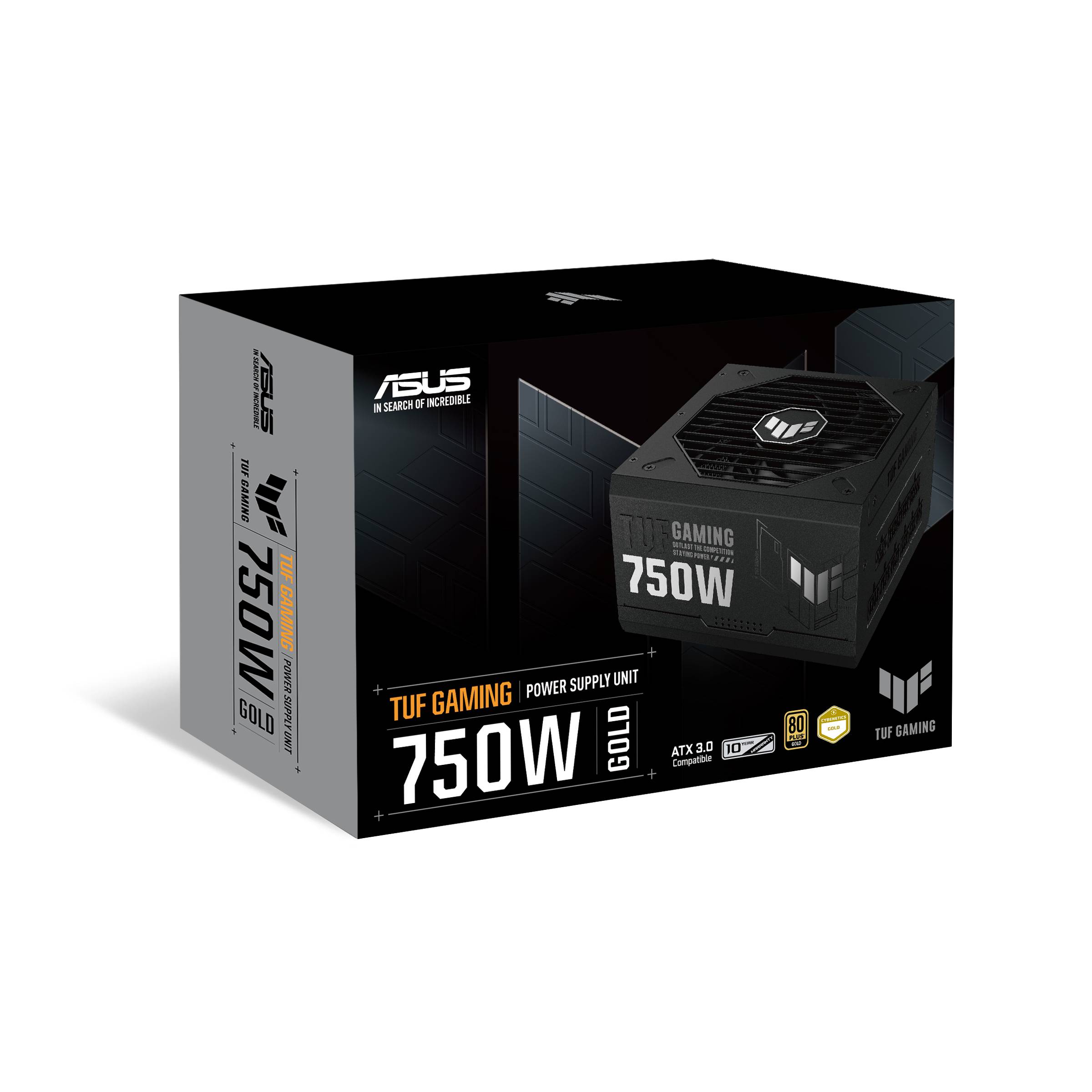 ASUS TUF Gaming 750W Gold power supply unit 20+4 pin ATX ATX Zwart
