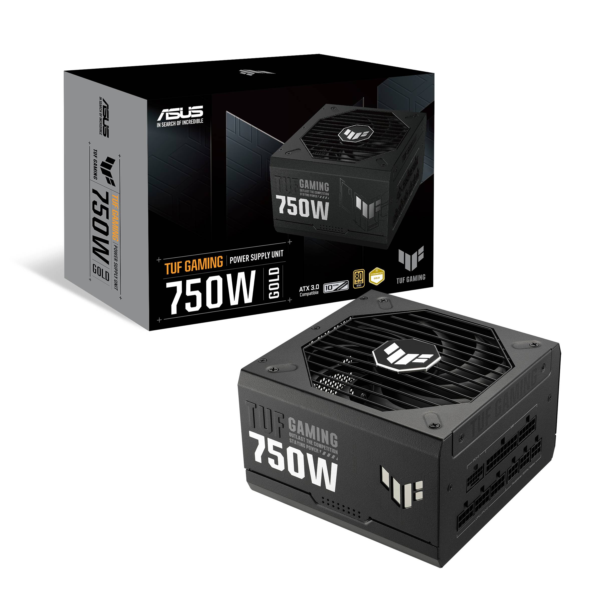 ASUS TUF Gaming 750W Gold power supply unit 20+4 pin ATX ATX Zwart