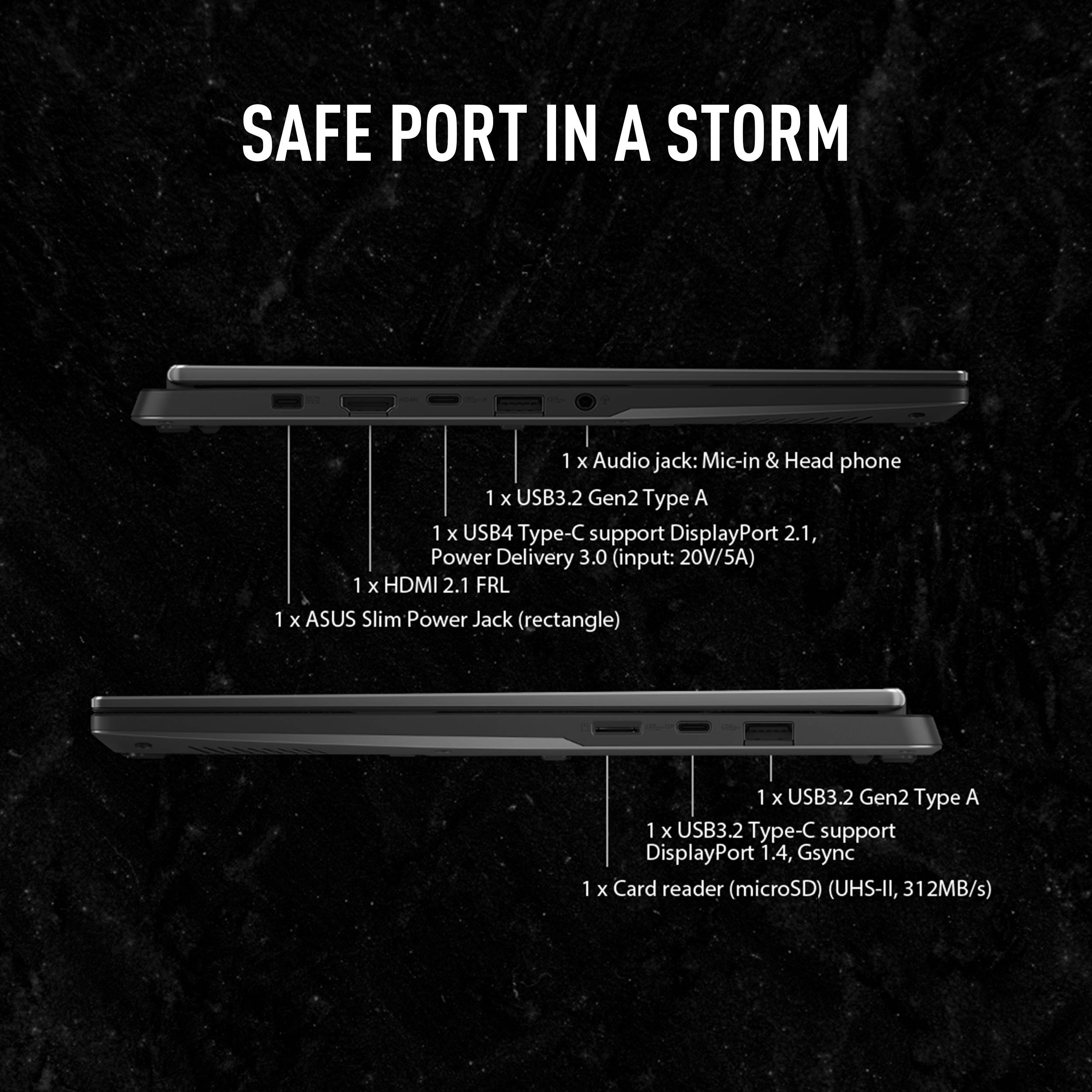 ASUS TUF Gaming A14 FA401KM-RG003W AMD Ryzen AI 7 350 Laptop 35,6 cm (14") 2.5K 16 GB LPDDR5x-SDRAM 1 TB SSD NVIDIA GeForce RTX 5060 Wi-Fi 6E (802.11ax) Windows 11 Home Nederlands Grijs