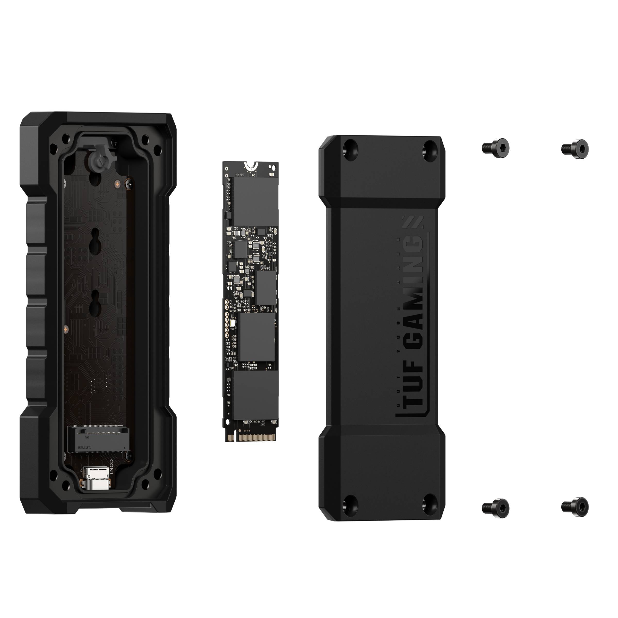 ASUS TUF Gaming A2 SDD-behuizing Zwart M.2