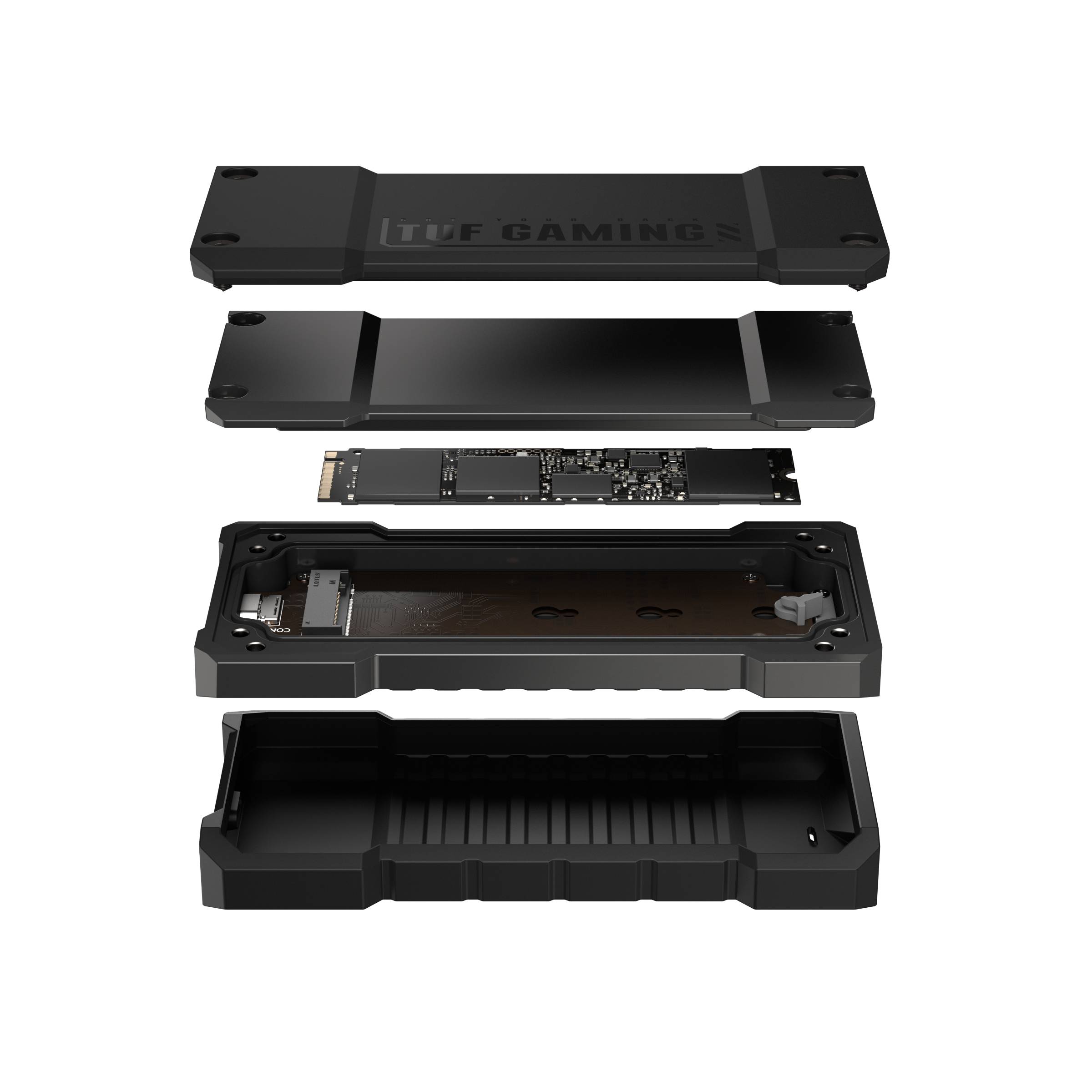 ASUS TUF Gaming A2 SDD-behuizing Zwart M.2