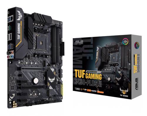 ASUS TUF GAMING B450-PLUS II AMD B450 Socket AM4 ATX