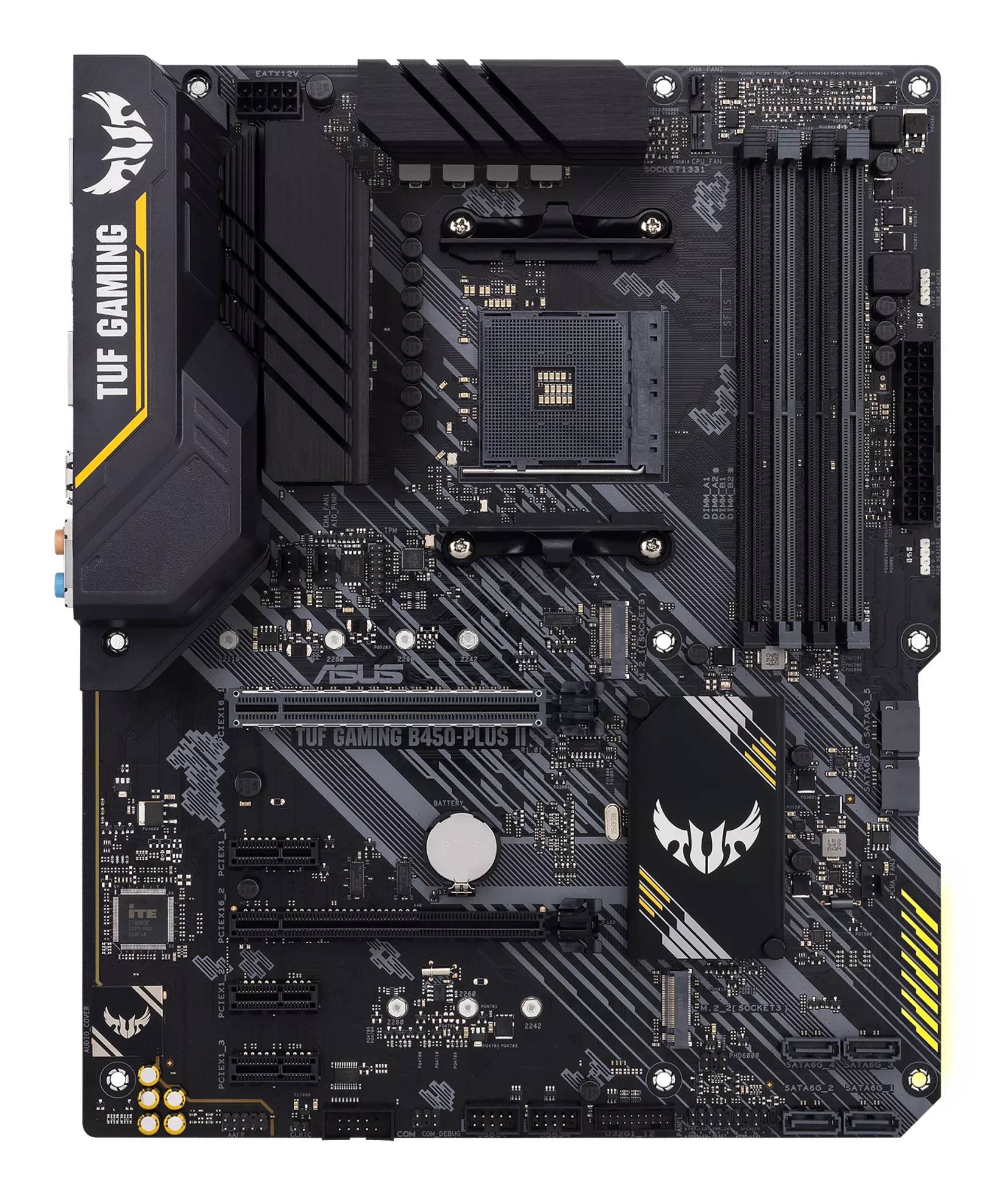 ASUS TUF GAMING B450-PLUS II AMD B450 Socket AM4 ATX