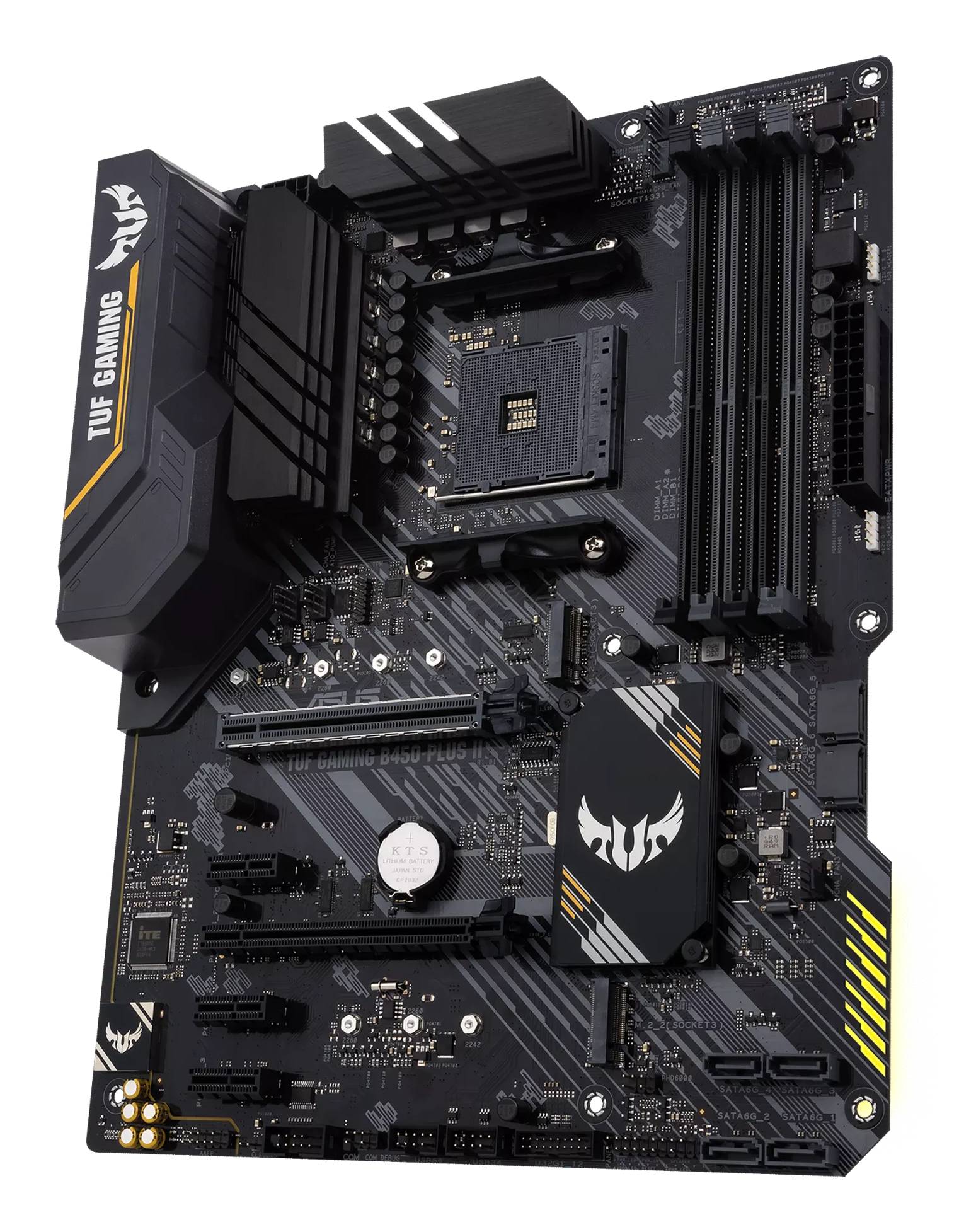 ASUS TUF GAMING B450-PLUS II AMD B450 Socket AM4 ATX