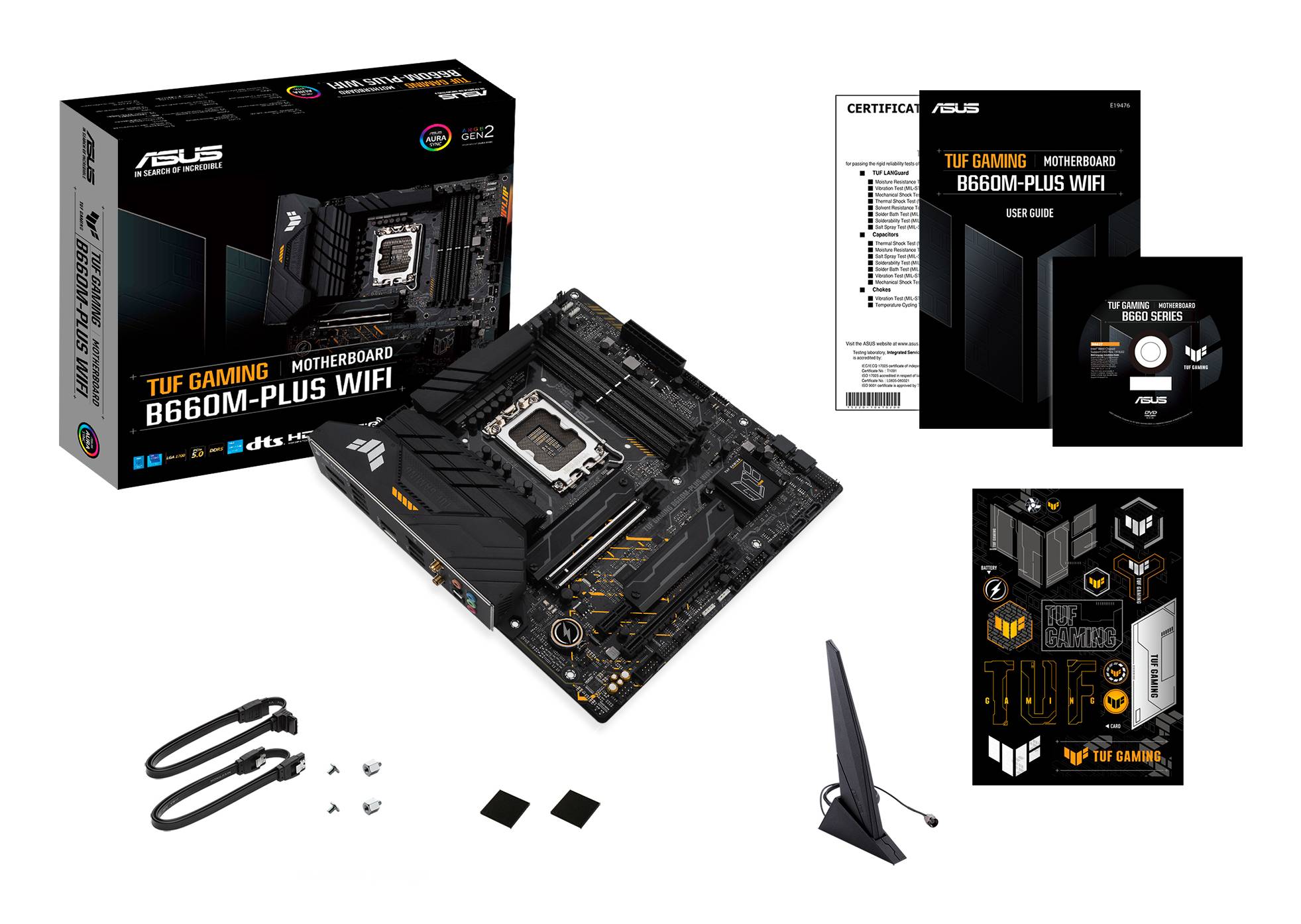 ASUS TUF GAMING B660M-PLUS WIFI Intel B660 LGA 1700 micro ATX