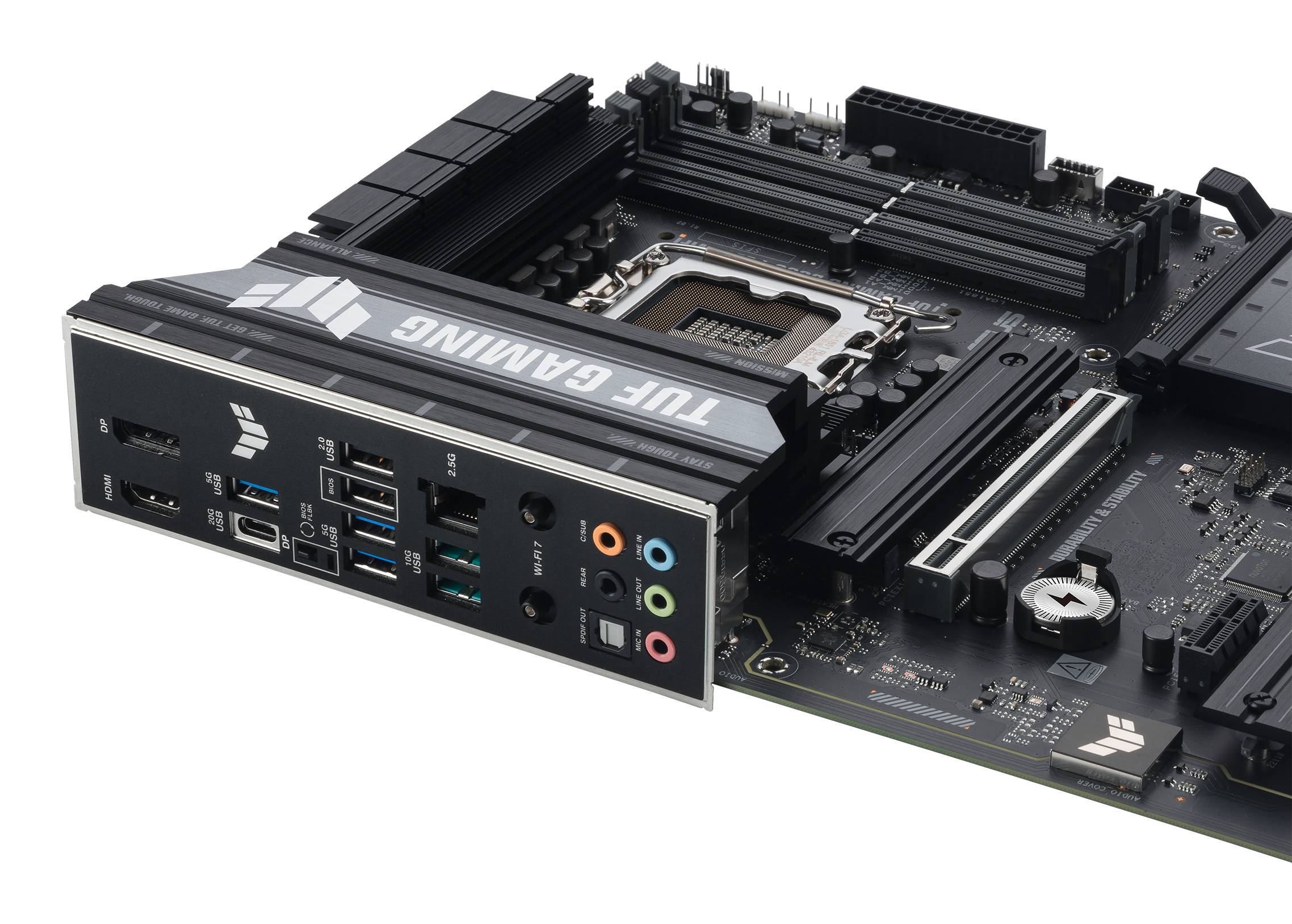 ASUS TUF GAMING B860-PLUS WIFI Intel B860 LGA 1851 (Socket V1) ATX