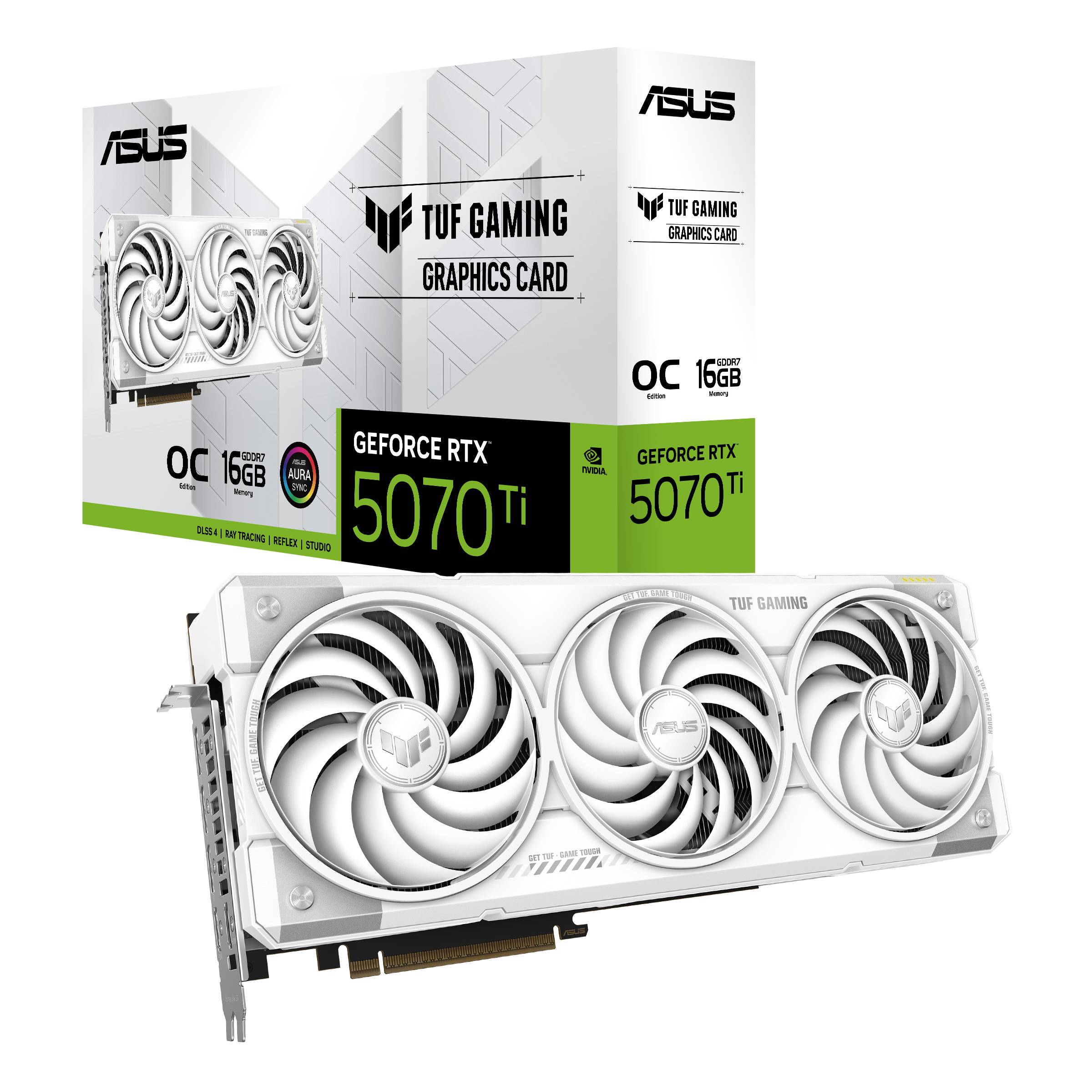 ASUS TUF Gaming TUF-RTX5070TI-O16G-GAMING NVIDIA GeForce RTX 5070 Ti 16 GB GDDR7