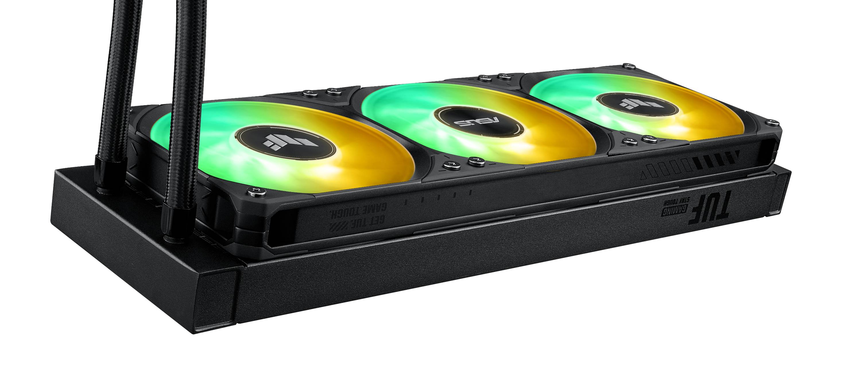 ASUS TUF Gaming LC III 360 ARGB LCD Processor Alles-in-één vloeistofkoeler 12 cm Zwart 1 stuk(s)