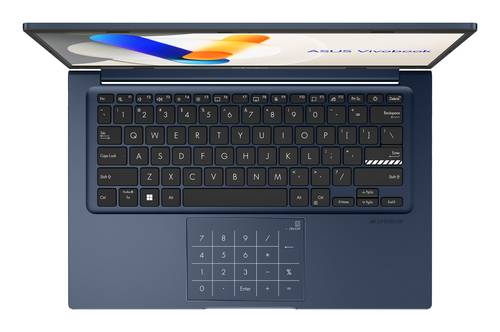 ASUS Vivobook 14 X1404VA-EB2161W Intel Core 5 120U Laptop 35,6 cm (14") Full HD 16 GB DDR5-SDRAM 512 GB SSD Wi-Fi 6 (802.11ax) Windows 11 Home Nederlands Blauw