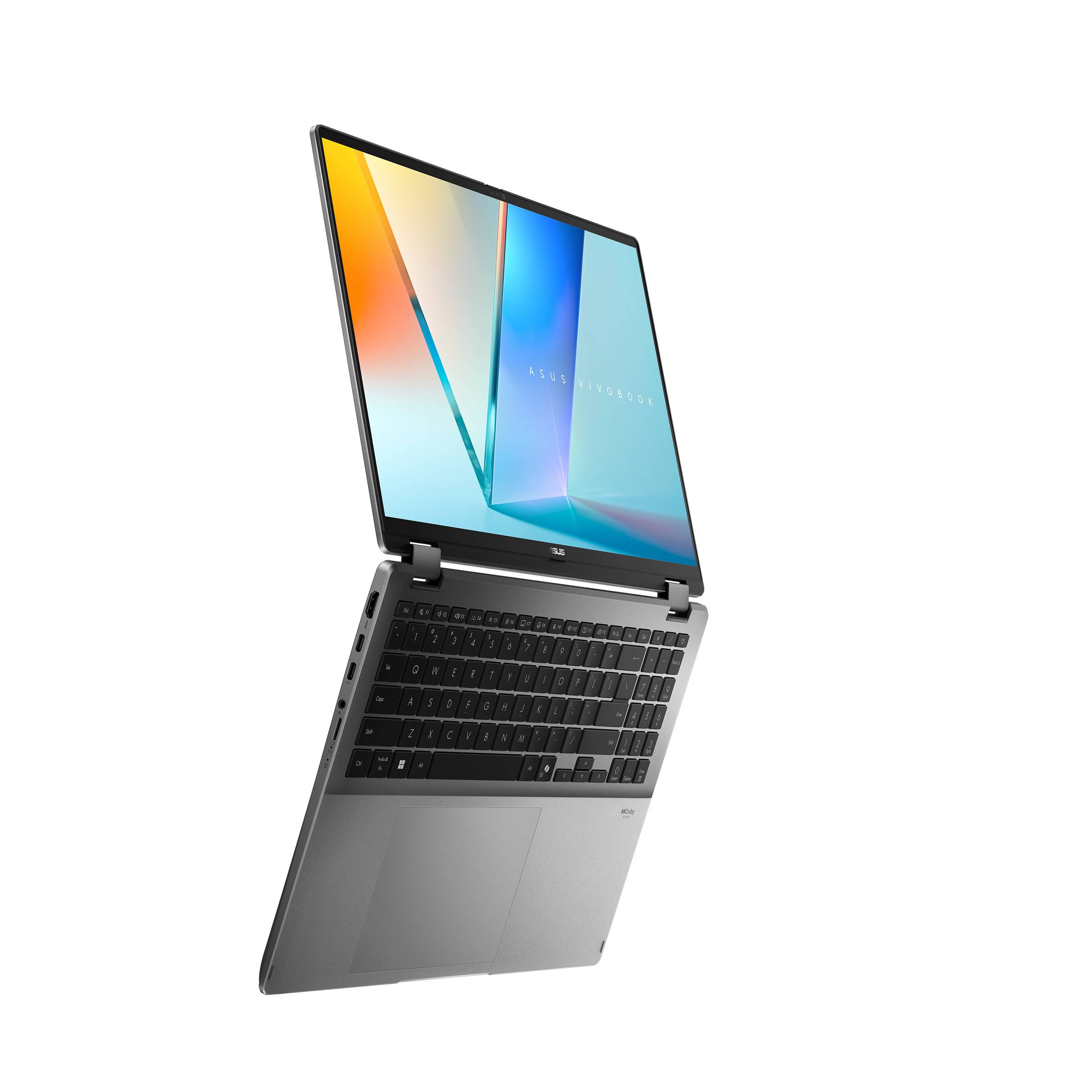 ASUS Vivobook 16 Flip TP3607SA-RJ022W Copilot+ PC Intel Core Ultra 7 258V Hybride (2-in-1) 40,6 cm (16") Touchscreen 3K 32 GB LPDDR5x-SDRAM 1 TB SSD Wi-Fi 7 (802.11be) Windows 11 Home Nederlands Zwart, Grijs