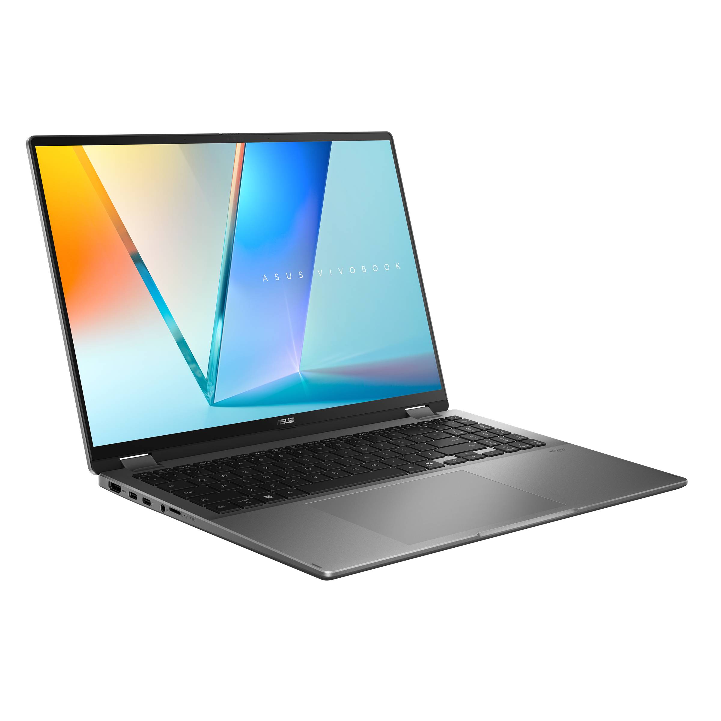 ASUS Vivobook 16 Flip TP3607SA-RJ022W Copilot+ PC Intel Core Ultra 7 258V Hybride (2-in-1) 40,6 cm (16") Touchscreen 3K 32 GB LPDDR5x-SDRAM 1 TB SSD Wi-Fi 7 (802.11be) Windows 11 Home Nederlands Zwart, Grijs