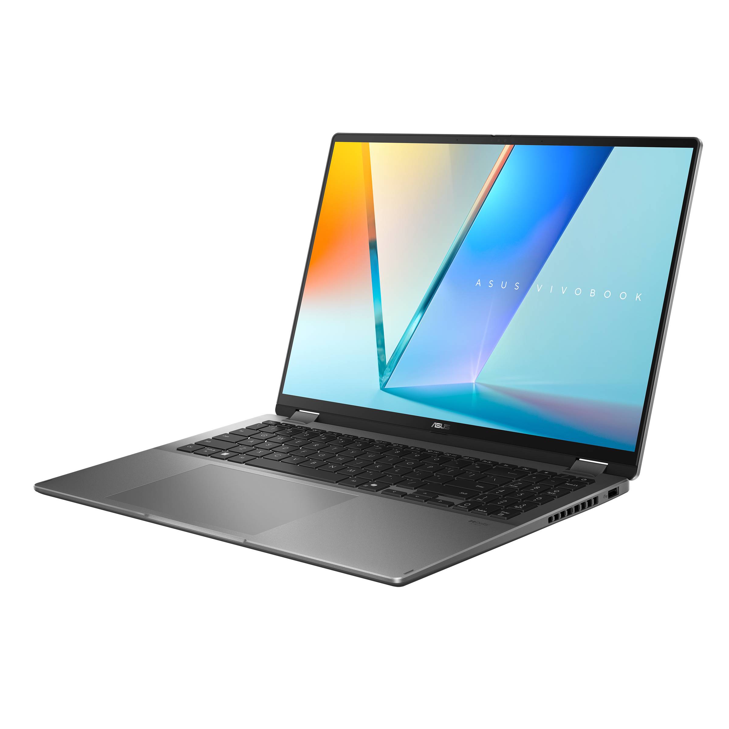 ASUS Vivobook 16 Flip TP3607SA-RJ022W Copilot+ PC Intel Core Ultra 7 258V Hybride (2-in-1) 40,6 cm (16") Touchscreen 3K 32 GB LPDDR5x-SDRAM 1 TB SSD Wi-Fi 7 (802.11be) Windows 11 Home Nederlands Zwart, Grijs