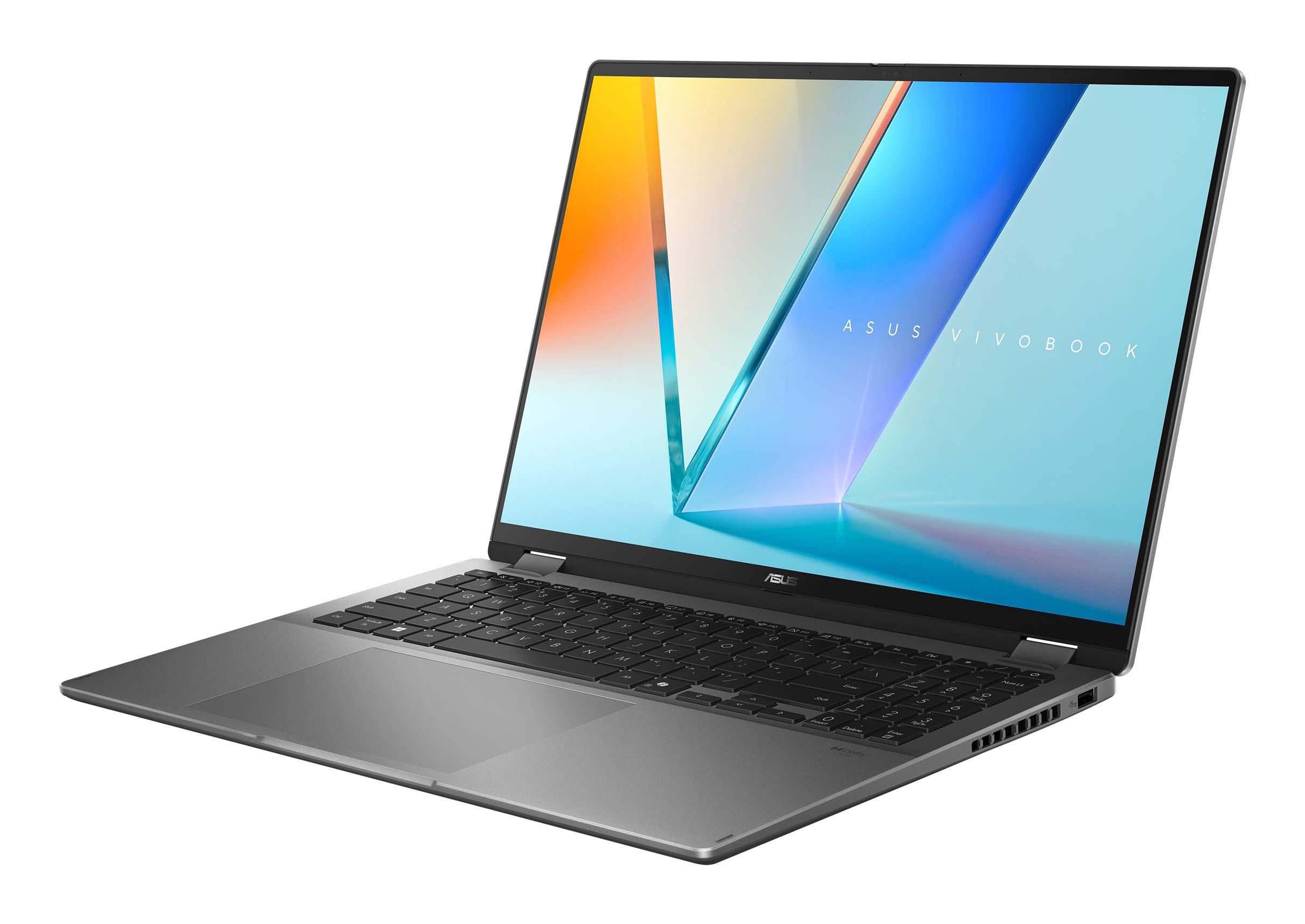 ASUS Vivobook 16 Flip TP3607SA-SI099W Copilot+ PC Intel Core Ultra 7 258V Hybride (2-in-1) 40,6 cm (16") Touchscreen WUXGA 32 GB LPDDR5x-SDRAM 1 TB SSD Wi-Fi 7 (802.11be) Windows 11 Home Nederlands Zwart, Grijs