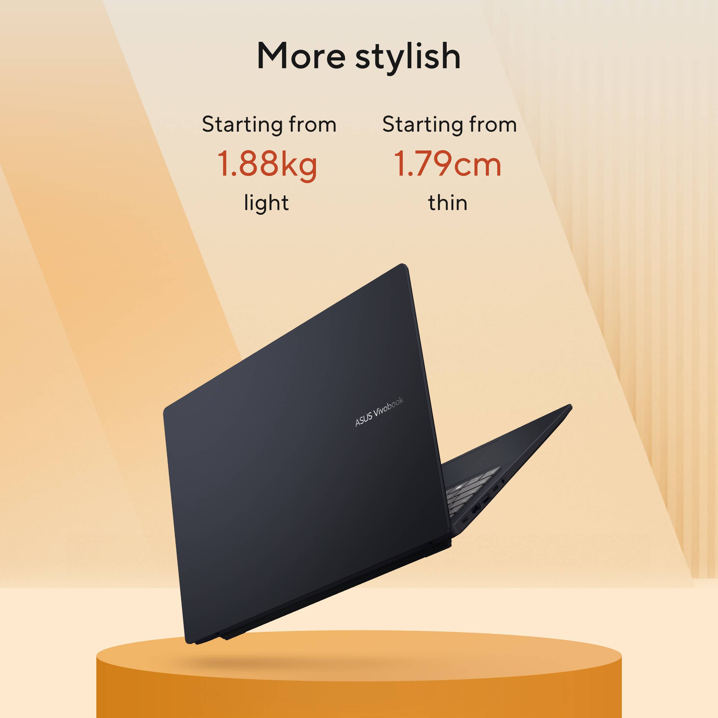 ASUS Vivobook 16 M1607KA-MB5NDW Copilot+ PC AMD Ryzen AI 5 330 Laptop 40,6 cm (16") WUXGA 16 GB DDR5-SDRAM 512 GB SSD Wi-Fi 6 (802.11ax) Windows 11 Home Nederlands Blauw, Zilver