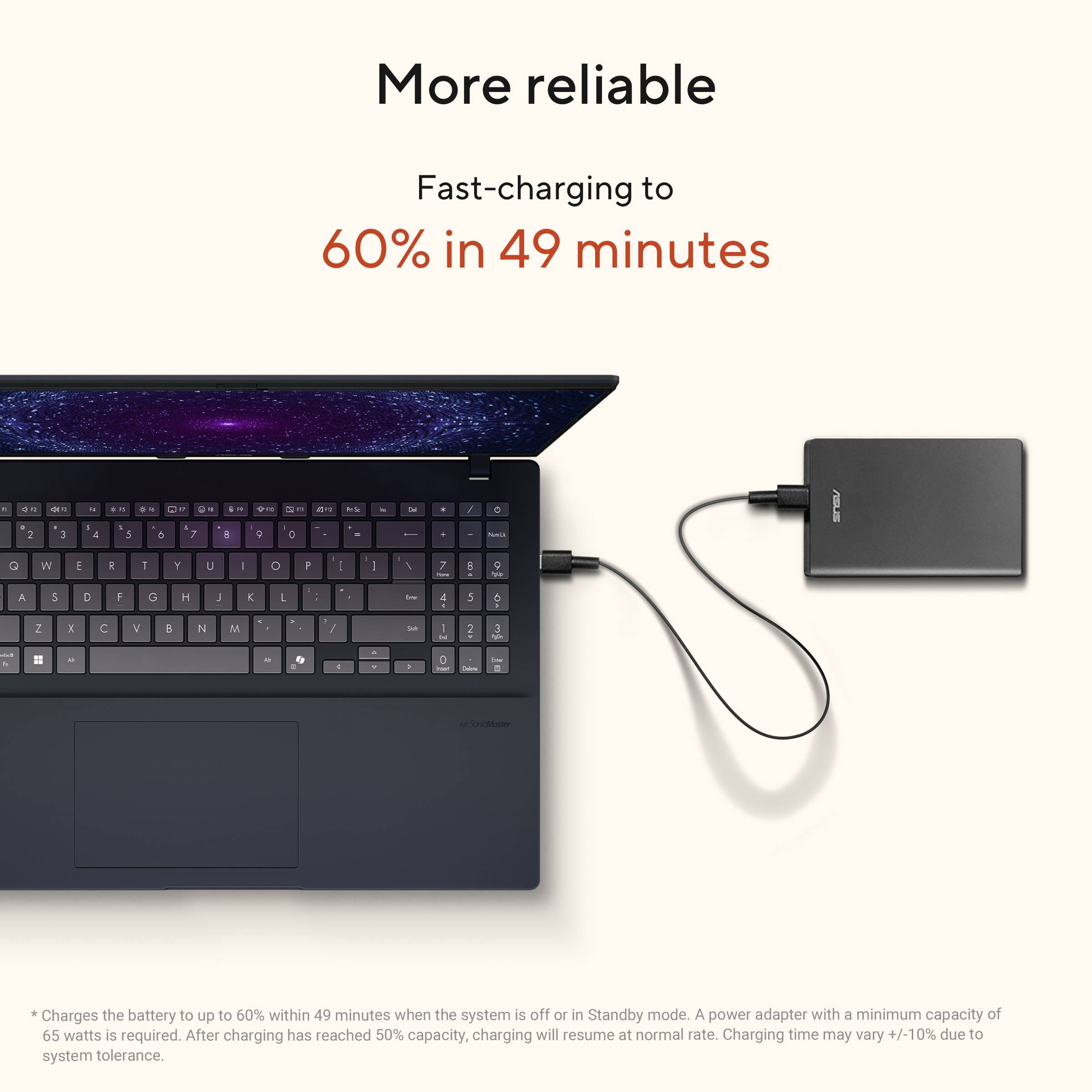 ASUS Vivobook 16 M1607KA-MB5NDW Copilot+ PC AMD Ryzen AI 5 330 Laptop 40,6 cm (16") WUXGA 16 GB DDR5-SDRAM 512 GB SSD Wi-Fi 6 (802.11ax) Windows 11 Home Nederlands Blauw, Zilver
