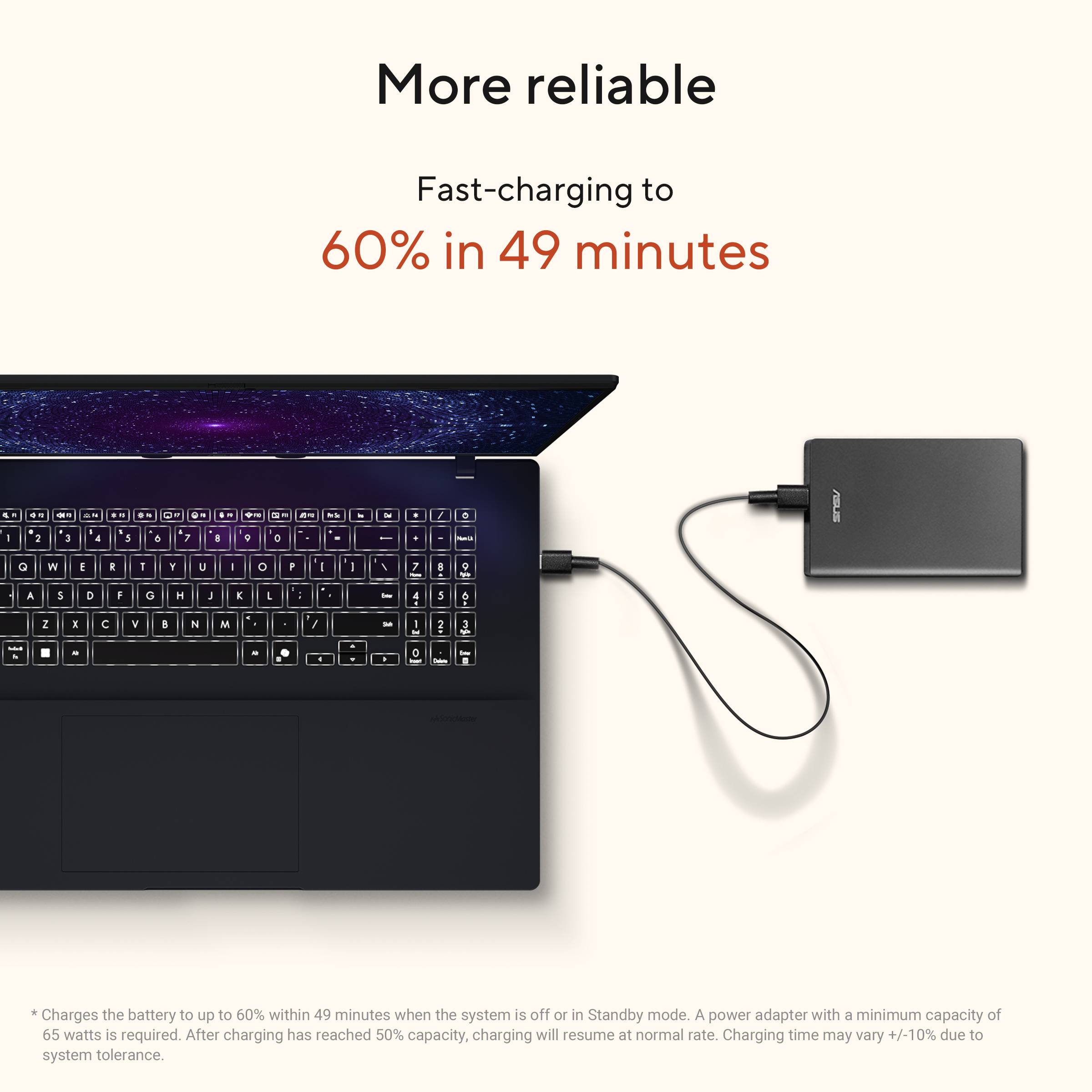 ASUS Vivobook 18 M1807GA-S8NADW Copilot+ PC AMD Ryzen AI 7 445 Laptop 45,7 cm (18") WUXGA 32 GB DDR5-SDRAM 1 TB SSD Wi-Fi 6 (802.11ax) Windows 11 Home Nederlands Blauw