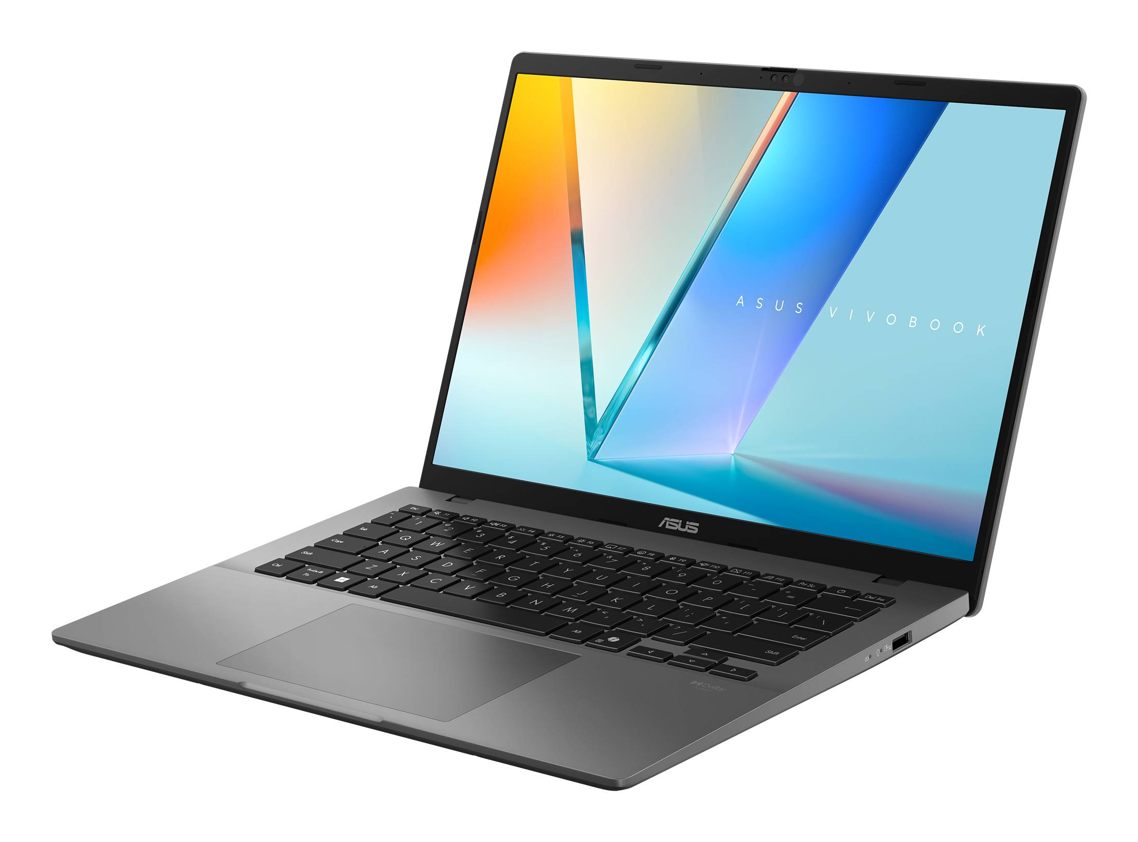 ASUS Vivobook S14 M3407GA-SF5NDW Copilot+ PC AMD Ryzen AI 7 445 Laptop 35,6 cm (14") WUXGA 32 GB DDR5-SDRAM 512 GB SSD Wi-Fi 6 (802.11ax) Windows 11 Home Nederlands Grijs