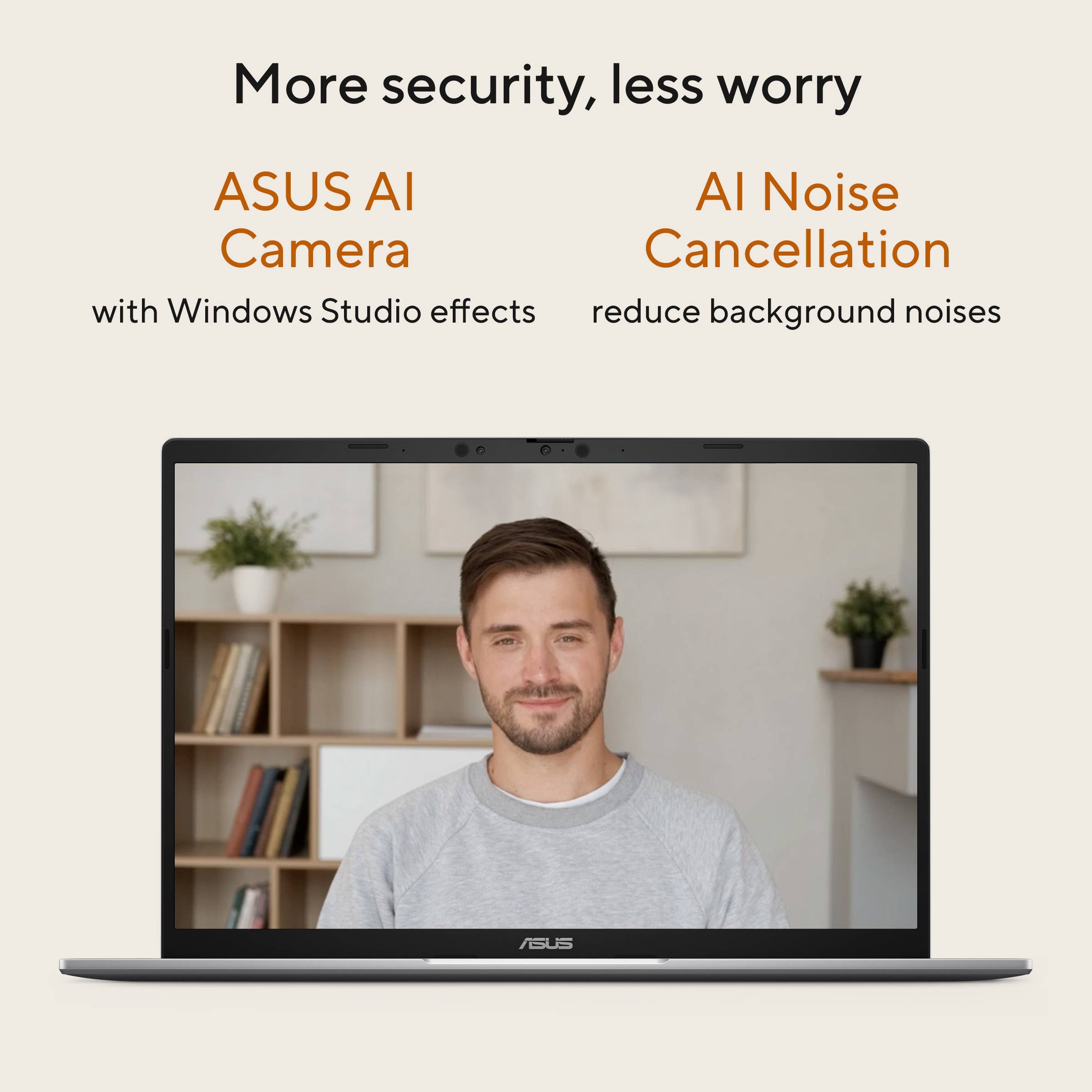 ASUS Vivobook S16 M3607GA-SH004W Copilot+ PC AMD Ryzen AI 7 445 Laptop 40,6 cm (16") WUXGA 32 GB DDR5-SDRAM 1 TB SSD Wi-Fi 6 (802.11ax) Windows 11 Home Nederlands Grijs