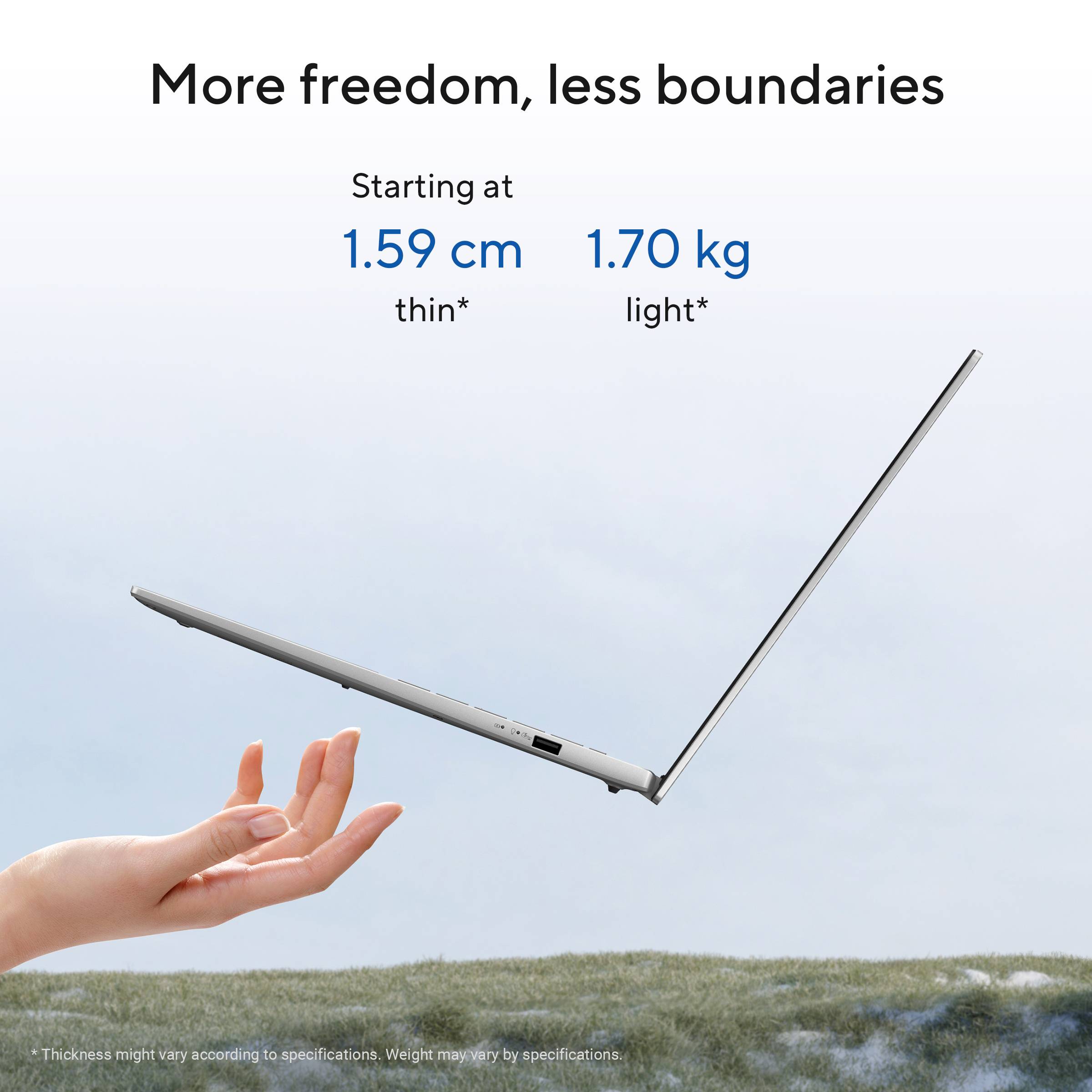 ASUS Vivobook S16 S3607VA-RP097W Intel Core 5 210H Laptop 40,6 cm (16") WUXGA 16 GB DDR5-SDRAM 512 GB SSD Wi-Fi 6 (802.11ax) Windows 11 Home Nederlands Zilver