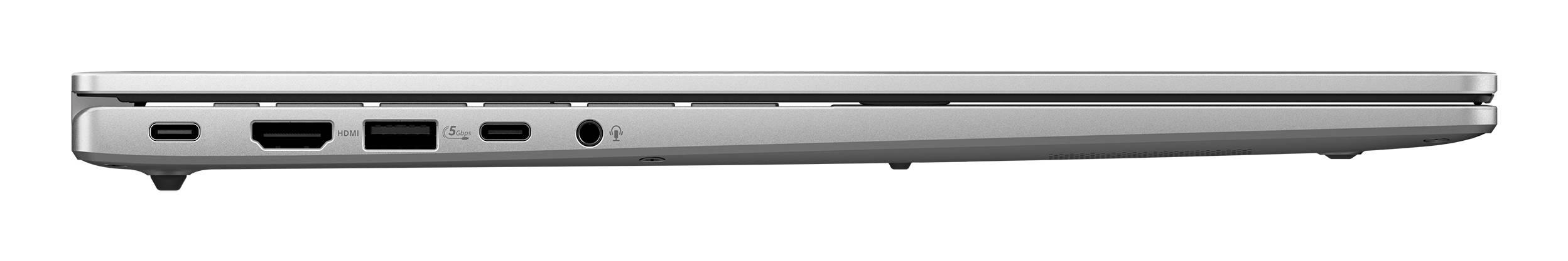 ASUS Vivobook S16 S3607VA-RP097W Intel Core 5 210H Laptop 40,6 cm (16") WUXGA 16 GB DDR5-SDRAM 512 GB SSD Wi-Fi 6 (802.11ax) Windows 11 Home Nederlands Zilver