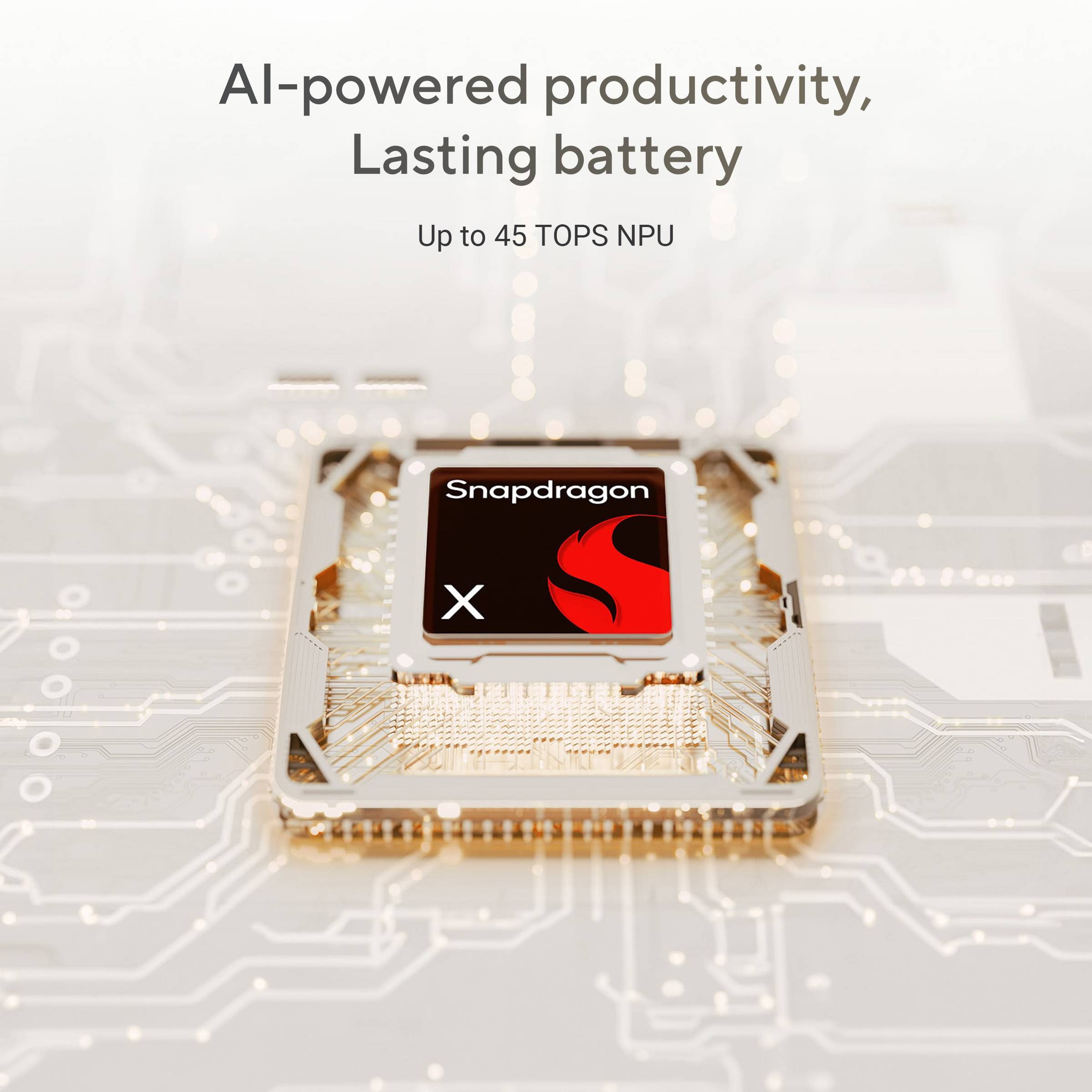 ASUS Zenbook A14 UX3407QA-QD237W Copilot+ PC Qualcomm Snapdragon X1-26-100 Laptop 35,6 cm (14") WUXGA 16 GB LPDDR5x-SDRAM 1 TB SSD Wi-Fi 6E (802.11ax) Windows 11 Home Nederlands Grijs