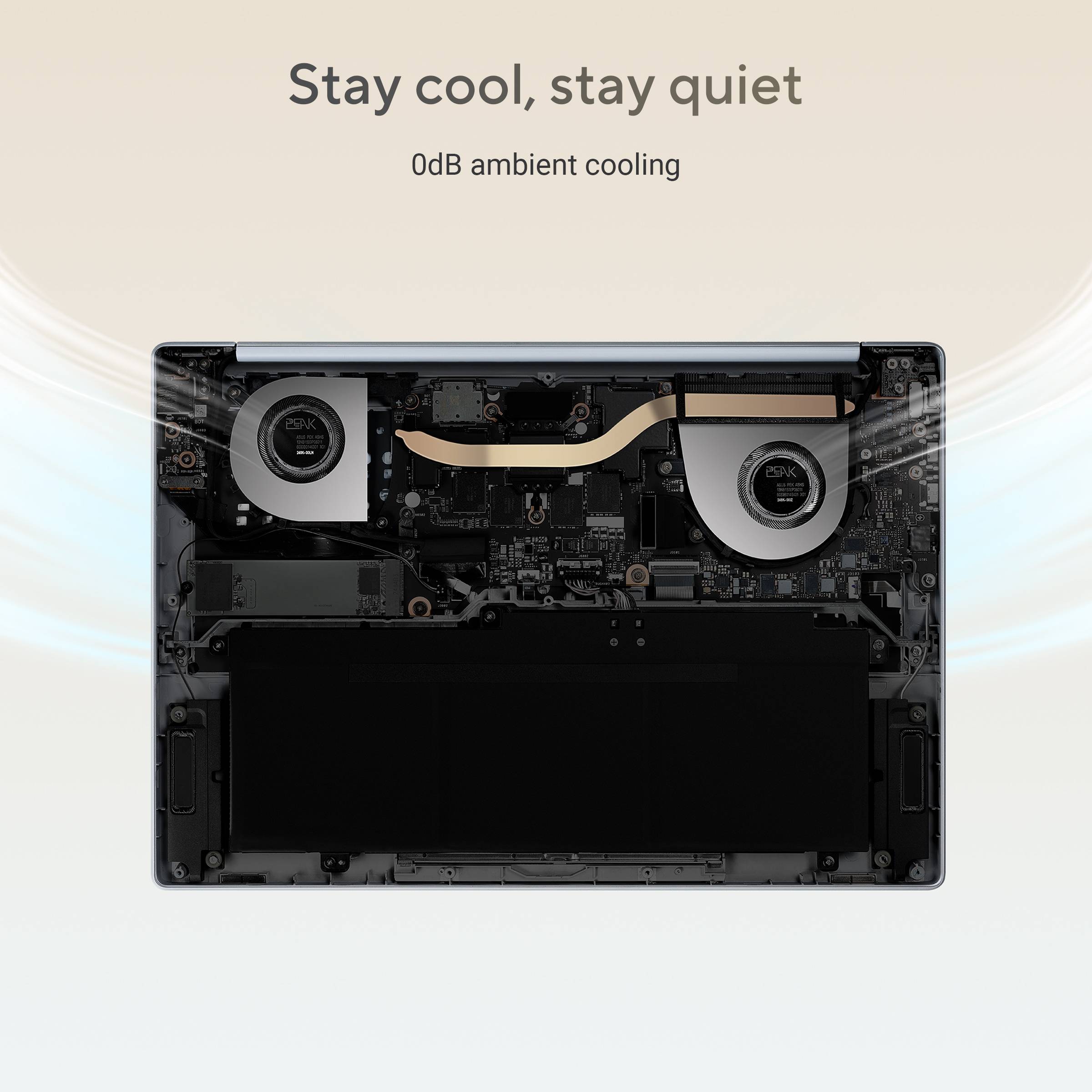 ASUS Zenbook A14 UX3407QA-QD237W Copilot+ PC Qualcomm Snapdragon X1-26-100 Laptop 35,6 cm (14") WUXGA 16 GB LPDDR5x-SDRAM 1 TB SSD Wi-Fi 6E (802.11ax) Windows 11 Home Nederlands Grijs