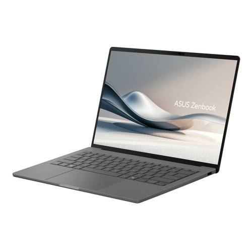 ASUS Zenbook A14 UX3407QA-QD237W Copilot+ PC Qualcomm Snapdragon X1-26-100 Laptop 35,6 cm (14") WUXGA 16 GB LPDDR5x-SDRAM 1 TB SSD Wi-Fi 6E (802.11ax) Windows 11 Home Nederlands Grijs