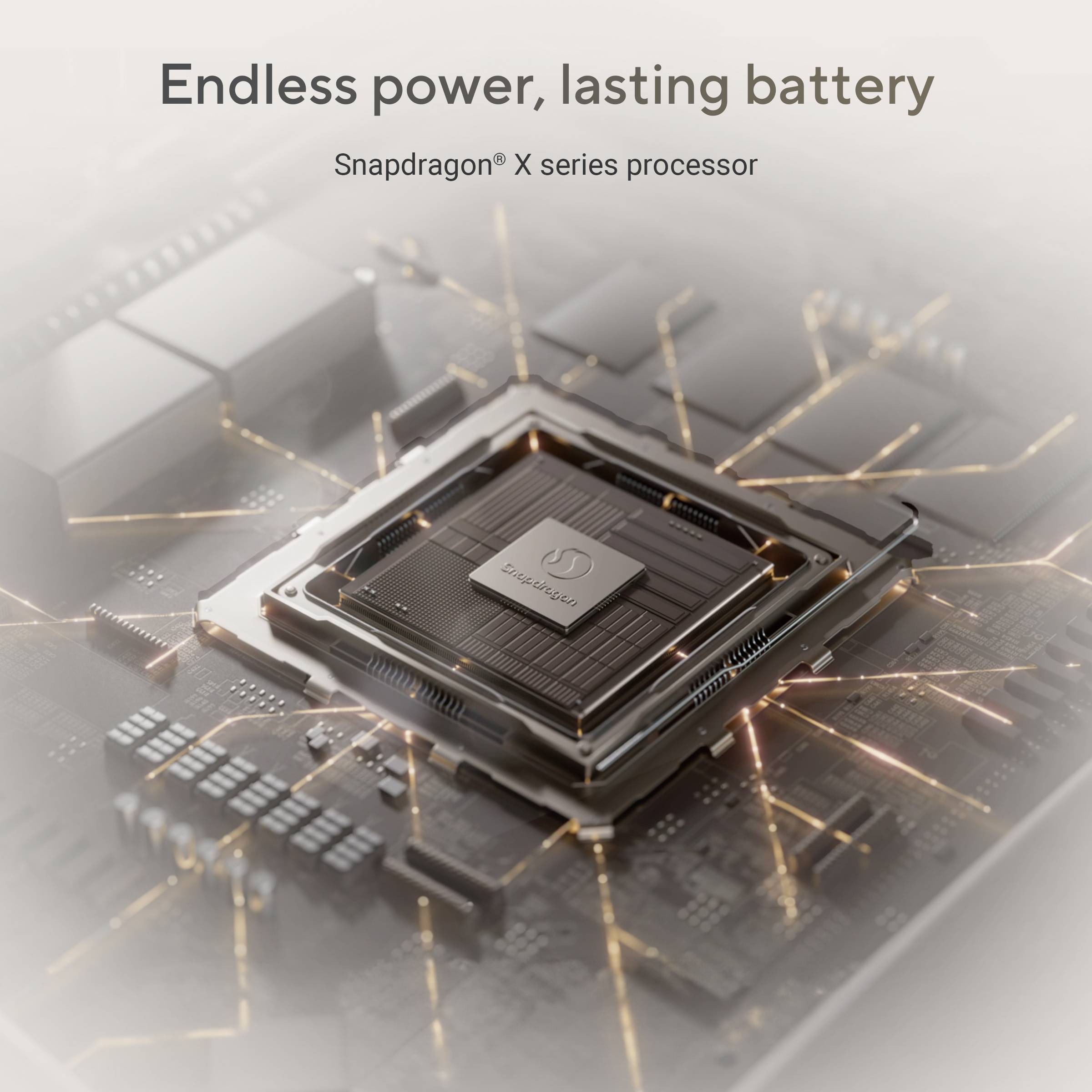 ASUS Zenbook A14 UX3407QA-QD237W Copilot+ PC Qualcomm Snapdragon X1-26-100 Laptop 35,6 cm (14") WUXGA 16 GB LPDDR5x-SDRAM 1 TB SSD Wi-Fi 6E (802.11ax) Windows 11 Home Nederlands Grijs