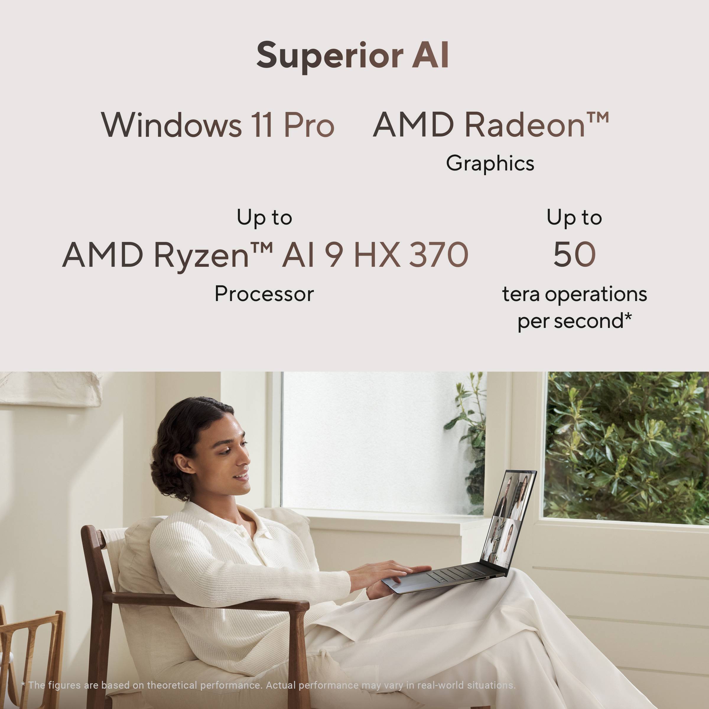 ASUS Zenbook S 16 UM5606WA-RK123W Copilot+ PC AMD Ryzen AI 9 365 Laptop 40,6 cm (16") 3K 24 GB LPDDR5x-SDRAM 1 TB SSD Wi-Fi 7 (802.11be) Windows 11 Home Wit