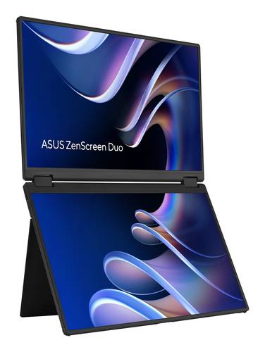 ASUS ZenScreen Duo MB14FCD Draagbare monitor Zwart 35,6 cm (14") LCD 1920 x 1200 Pixels