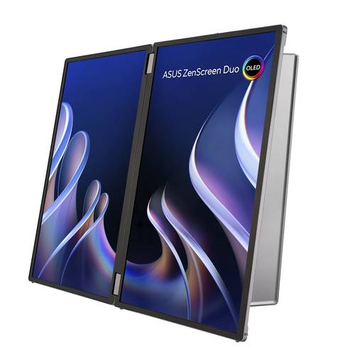 ASUS ZenScreen Duo OLED MQ149CD computer monitor 35,6 cm (14") 1920 x 1200 Pixels WUXGA Zilver