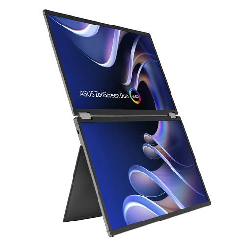 ASUS ZenScreen Duo OLED MQ149CD computer monitor 35,6 cm (14") 1920 x 1200 Pixels WUXGA Zilver