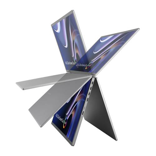 ASUS ZenScreen Duo OLED MQ149CD computer monitor 35,6 cm (14") 1920 x 1200 Pixels WUXGA Zilver